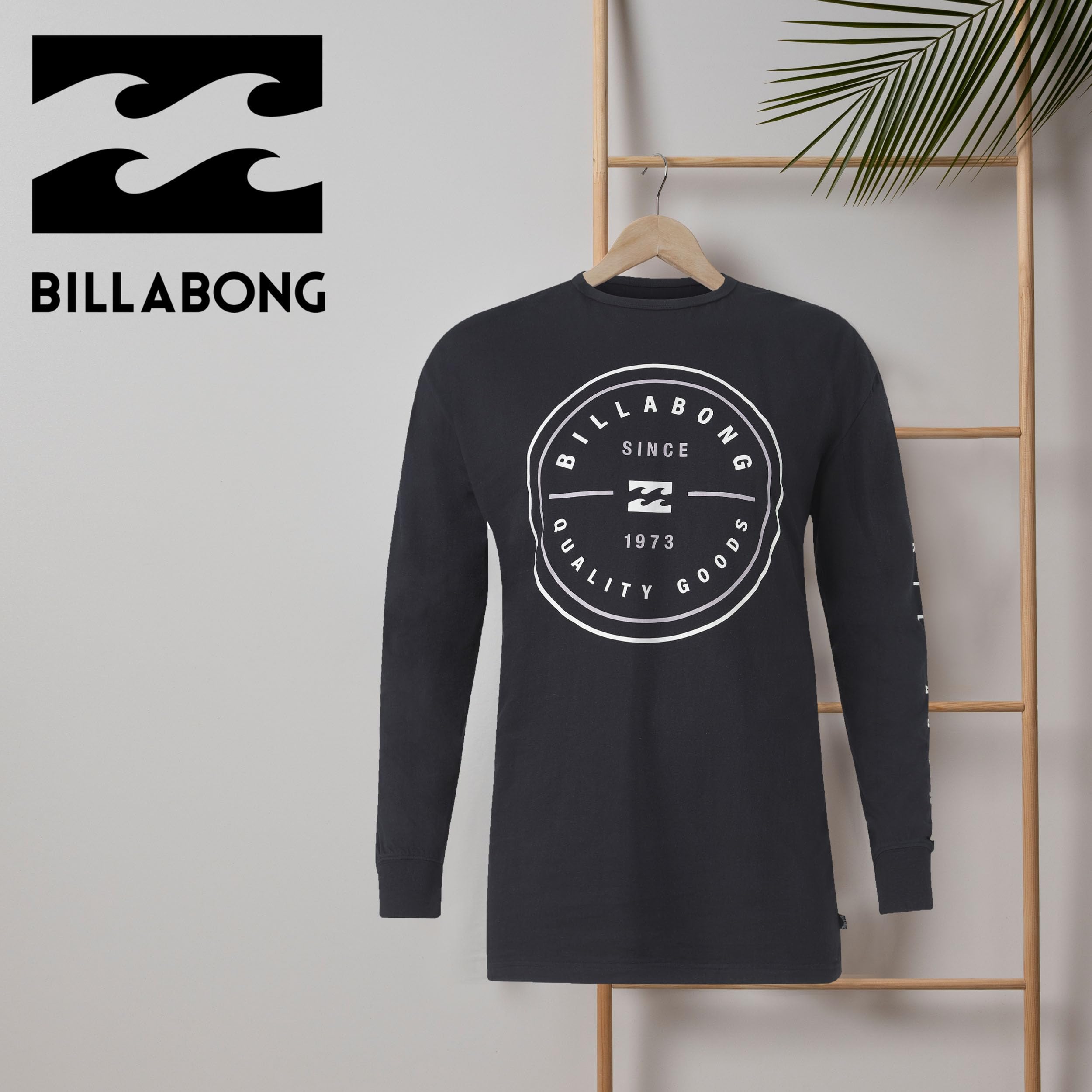 Billabong Men's Big & Tall Long Sleeve Graphic T-Shirt - 100% Cotton Casual Tee for Outdoor Activities, Beach & Streetwear