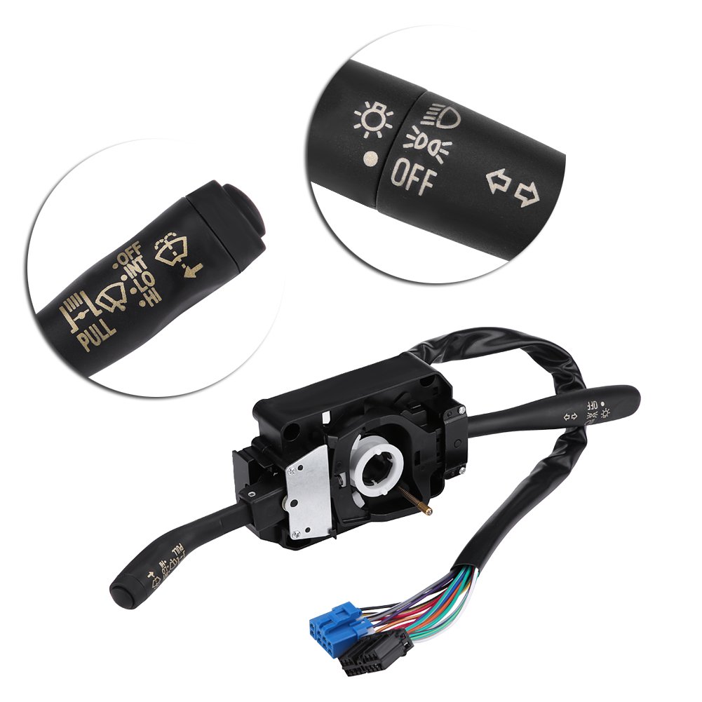 Keenso Multi-Function Combination Switch - Turn Signal, Wiper, Dimmer Control for NPR NQR Trucks (Part #8973640740) | Durable & Reliable for Heavy-Duty Driving