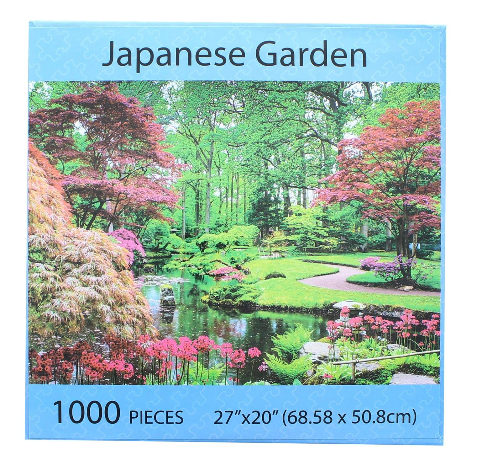 Puzzle Mate - Japanese Garden 1000 Piece Jigsaw Puzzle for Adults - Challenging Art Puzzle for Relaxation & Home Decor