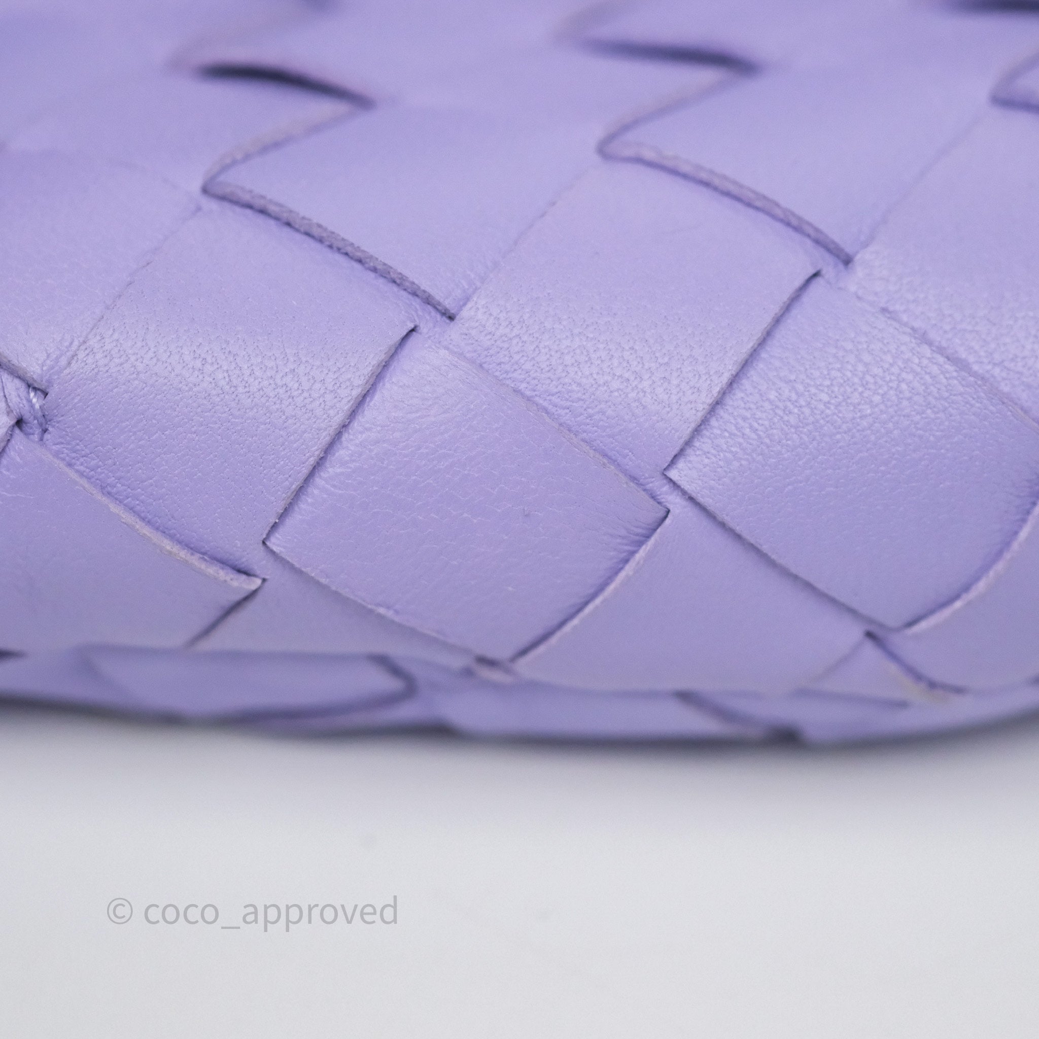 Bottega Veneta Teen Jodie Bag - Purple Intrecciato Lambskin Leather Crossbody Purse for Women | Perfect for Date Night, Shopping & Travel