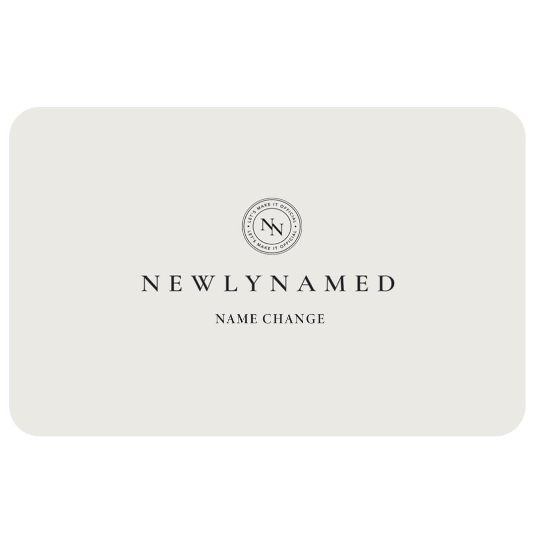 Personalized Name Change Kit for Newlyweds - Customizable Marriage Name Change Gift Box - Perfect for Wedding Registry & Bridal Showers
