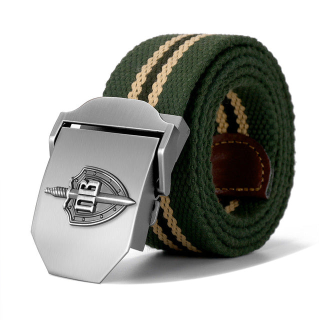 Russian Military Belt - 3D Border Guard Troop Buckle Canvas Strap for Tactical & Outdoor Use | Army Style Waistband for Cosplay, Collectors & Survival Gear