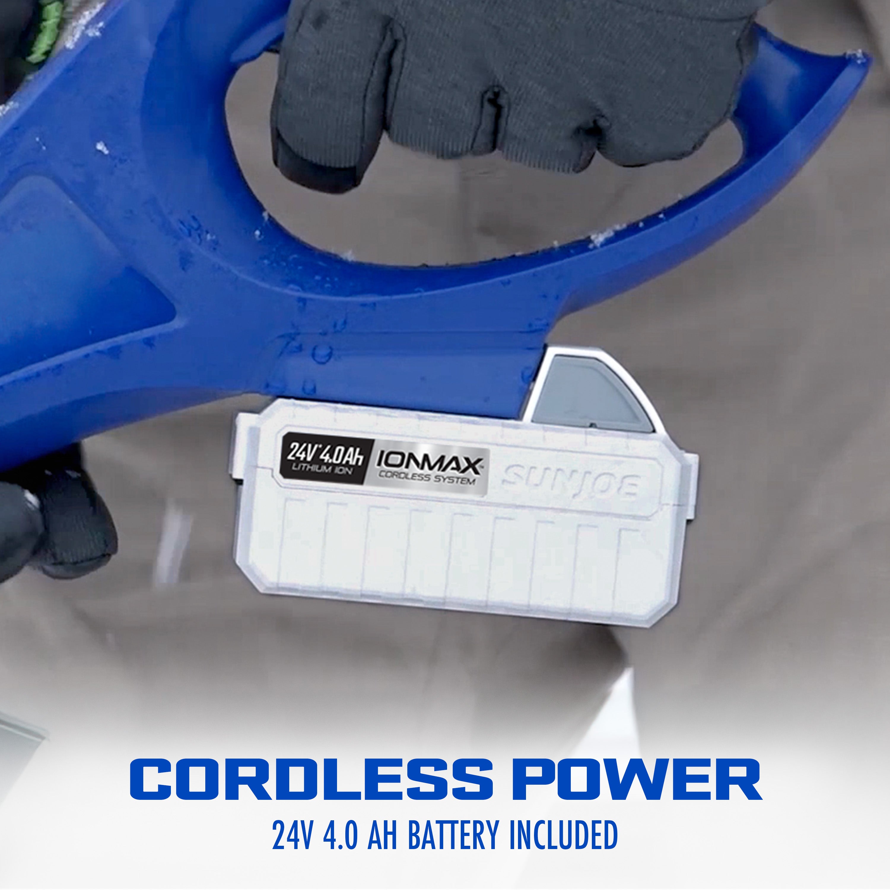 Snow Joe 24V SS11 CVR Cordless Electric Snow Shovel Kit | 11-Inch Wide | Includes Bonus Cover, 4.0Ah Lithium-Ion Battery & Charger | Perfect for Driveways, Walkways & Small Areas