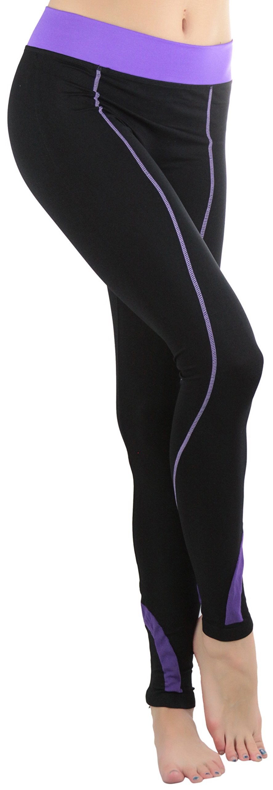 ToBeInStyle Women's Classic Fit Active Pants - Yoga Leggings & Capris for Workout, Running & Lounge Wear