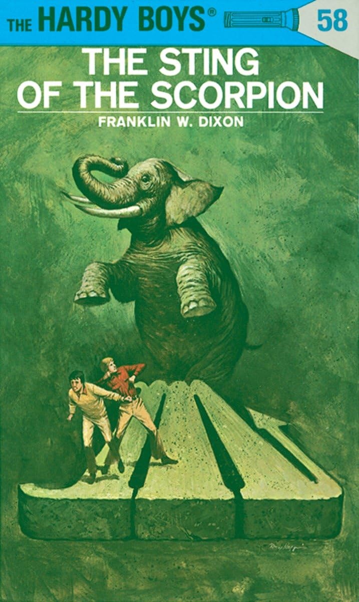 The Hardy Boys 58: The Sting of the Scorpion - Mystery Adventure Book for Teens & Young Adults | Perfect for Gifts, Reading Clubs & Classroom Libraries