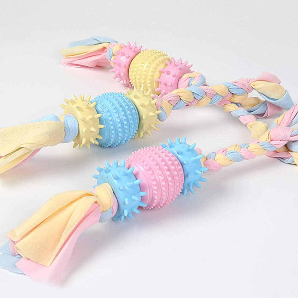 1pc Durable Dog Chew Toy - Dogman Cotton Rope Toy for Biting, Playing & Education | Pet Supplies Handle for Training & Indoor/Outdoor Fun