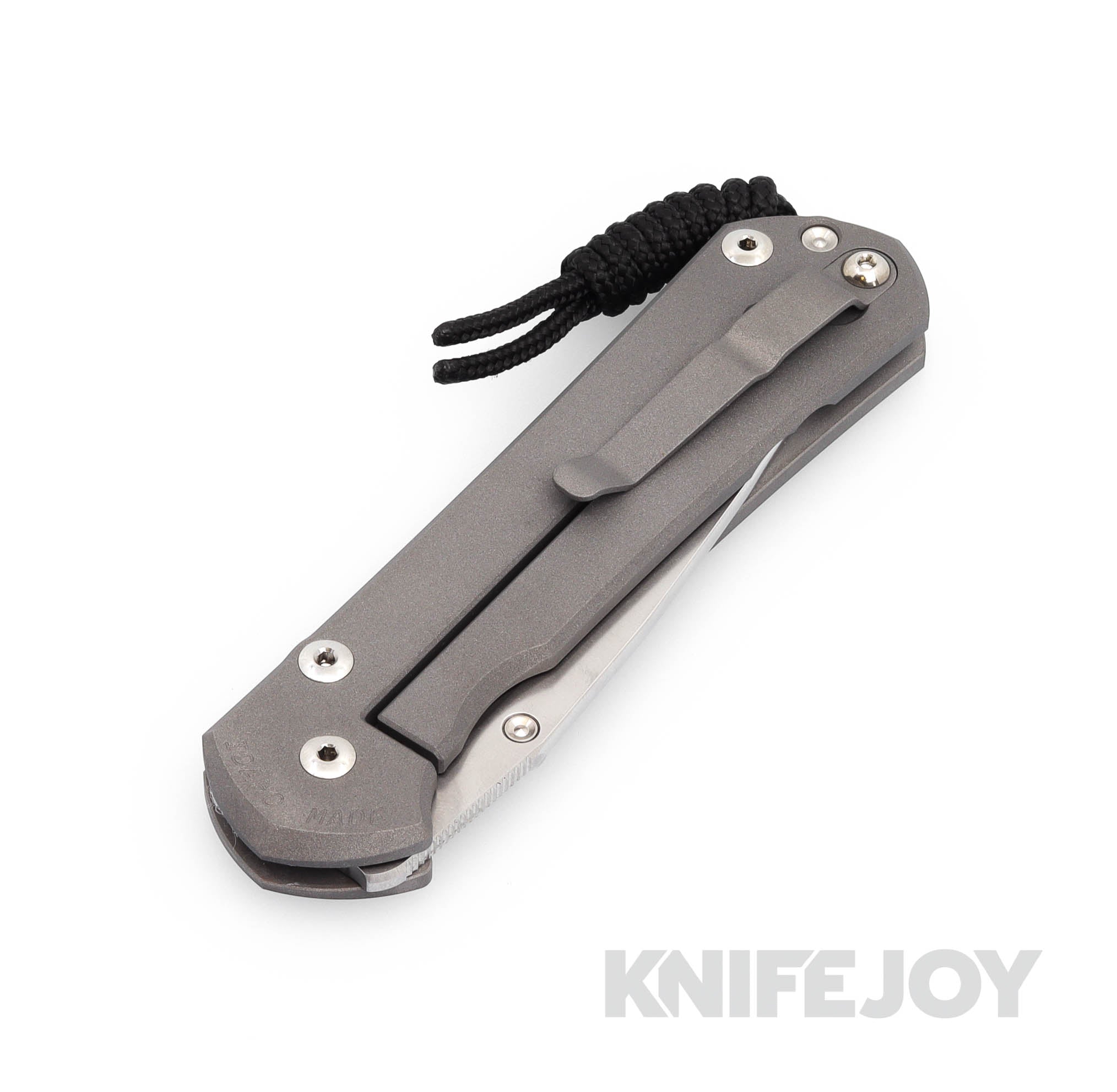 Chris Reeve Knives LEFT HAND Large Sebenza 31 Drop Point Folding Knife - Magnacut Blade with Unique Graphic & Titanium Handles | EDC, Outdoor Survival, Camping, Hunting Gear