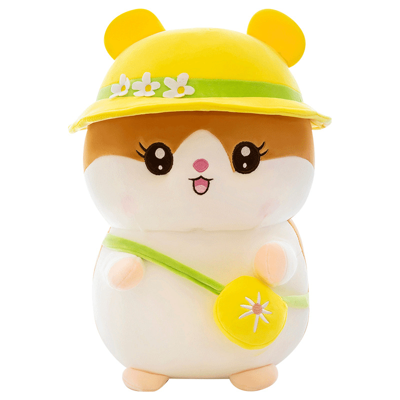 Giant Kawaii Stuffed Hamster Plush Toy - Extra Large Cute Soft Plushie for Kids, Girls & Boys | Perfect for Bedroom Decor, Gifts & Cuddling
