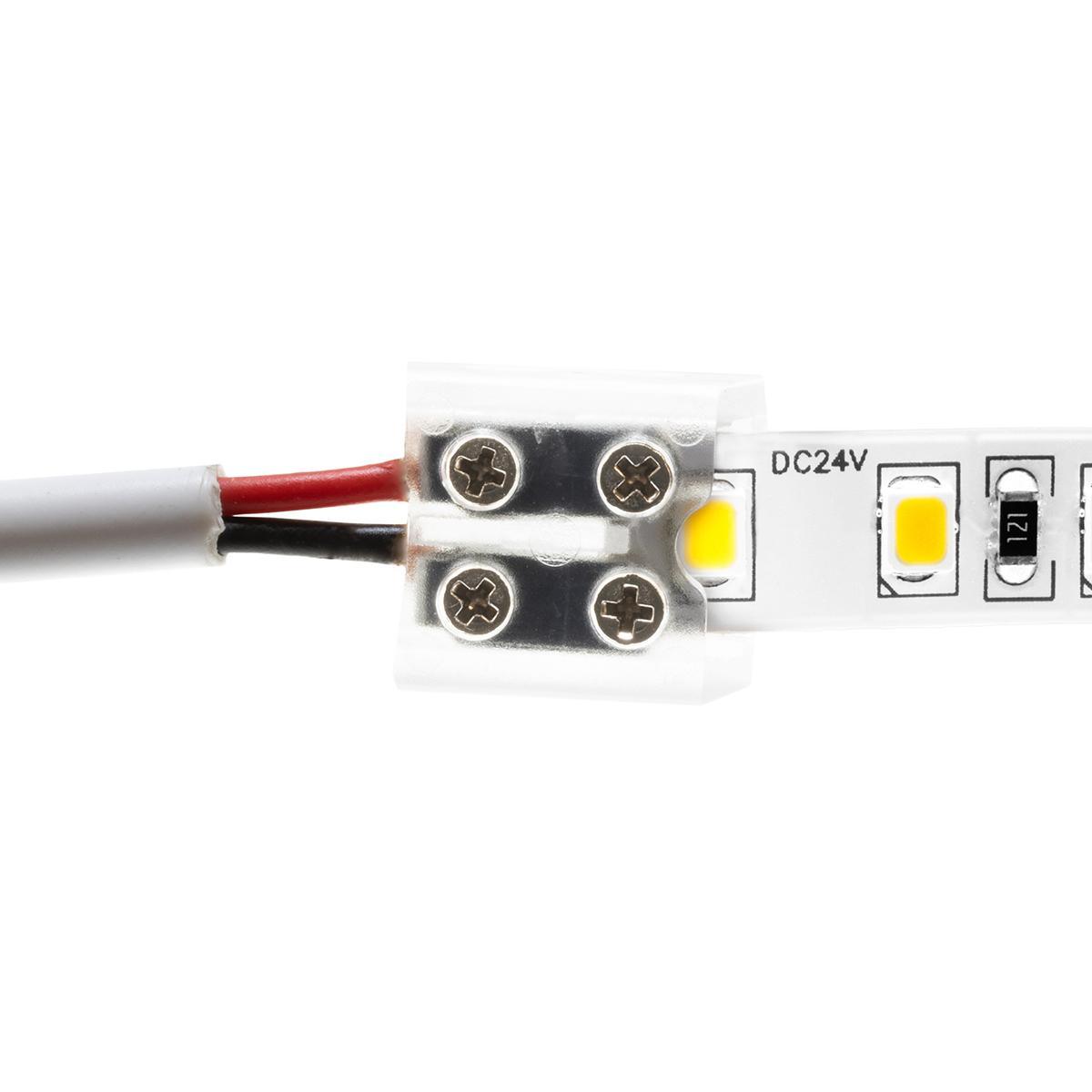 8mm Tape to Wire Terminal Block Connector - 5 Pack for Secure Electrical Connections | Ideal for DIY Projects, Home Wiring, and Automotive Repairs