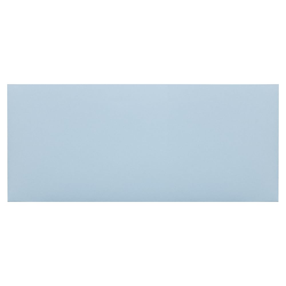 JAM PAPER #10 Business Premium Envelopes - 4 1/8 x 9 1/2 Inches - Pastel Baby Blue - Bulk Pack of 1000 Envelopes per Carton - Perfect for Mailing, Office Correspondence & Wedding Invitations
