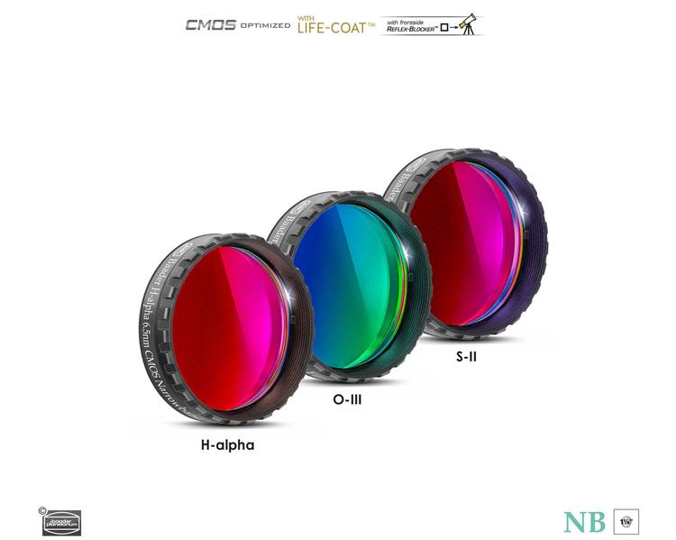 Baader 6.5nm Narrowband Filters for Astrophotography - CMOS Optimized H-Alpha, O-III & S-II Filters - Perfect for Deep Sky Imaging & Solar Observation