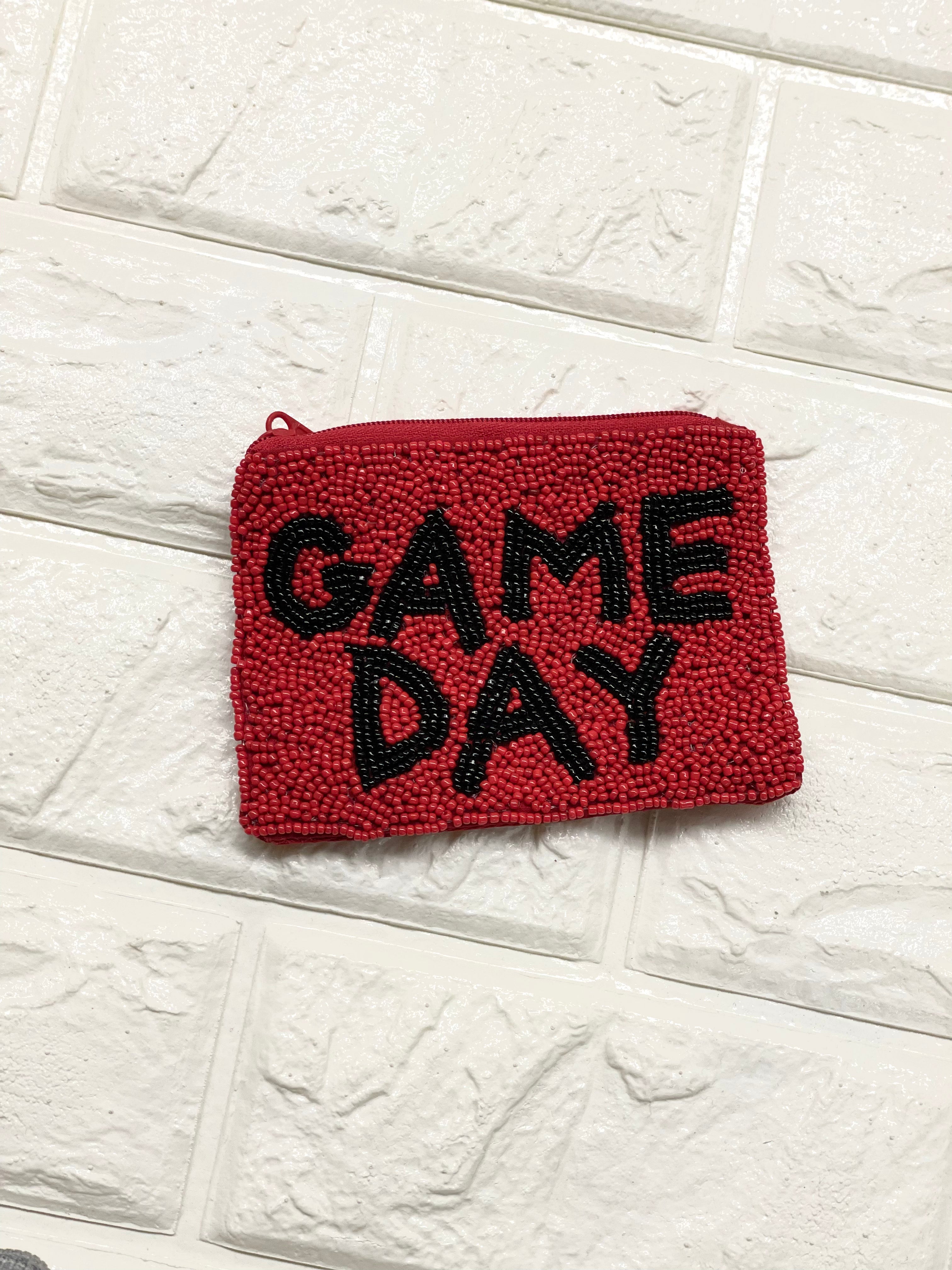 Gameday Coin Purse - Small Leather Wallet for Cash & Cards - Perfect for Sports Events, Concerts, and Travel Accessories