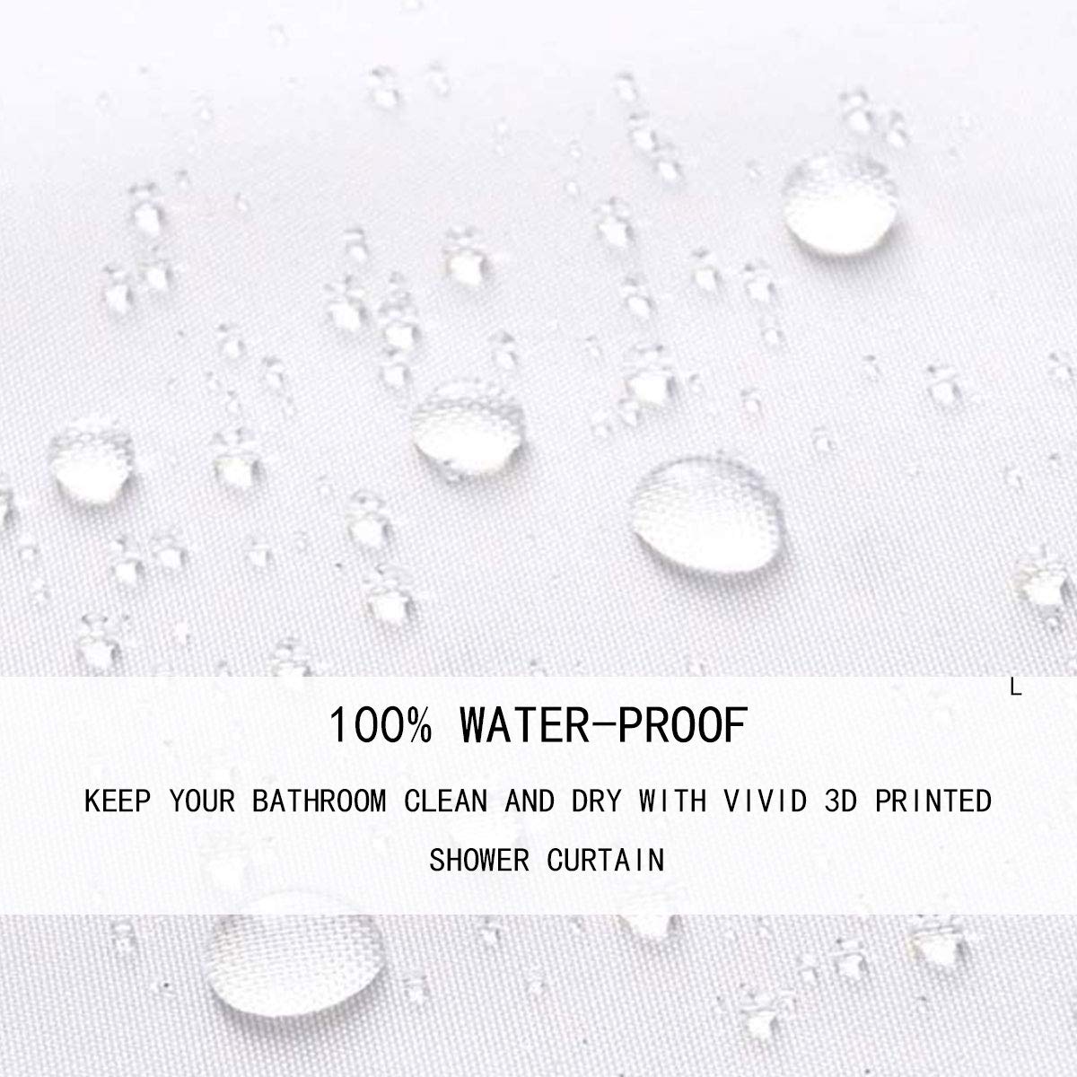 Waterproof Black and White Piano Key Shower Curtain with 12 Hooks - Musical Note Bathroom Decor for Kids & Adults - 72x78 Inches - Perfect for Bathtubs, Themed Bathrooms & Music Lover Gifts