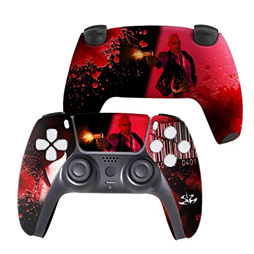 Premium Custom Modded Wireless PS5 Controller - Compatible with Playstation 5 Console | USA-Made with Permanent HYDRO-DIP Design (Not Just a Skin) | Perfect for Competitive Gaming & Enhanced Gameplay Experience