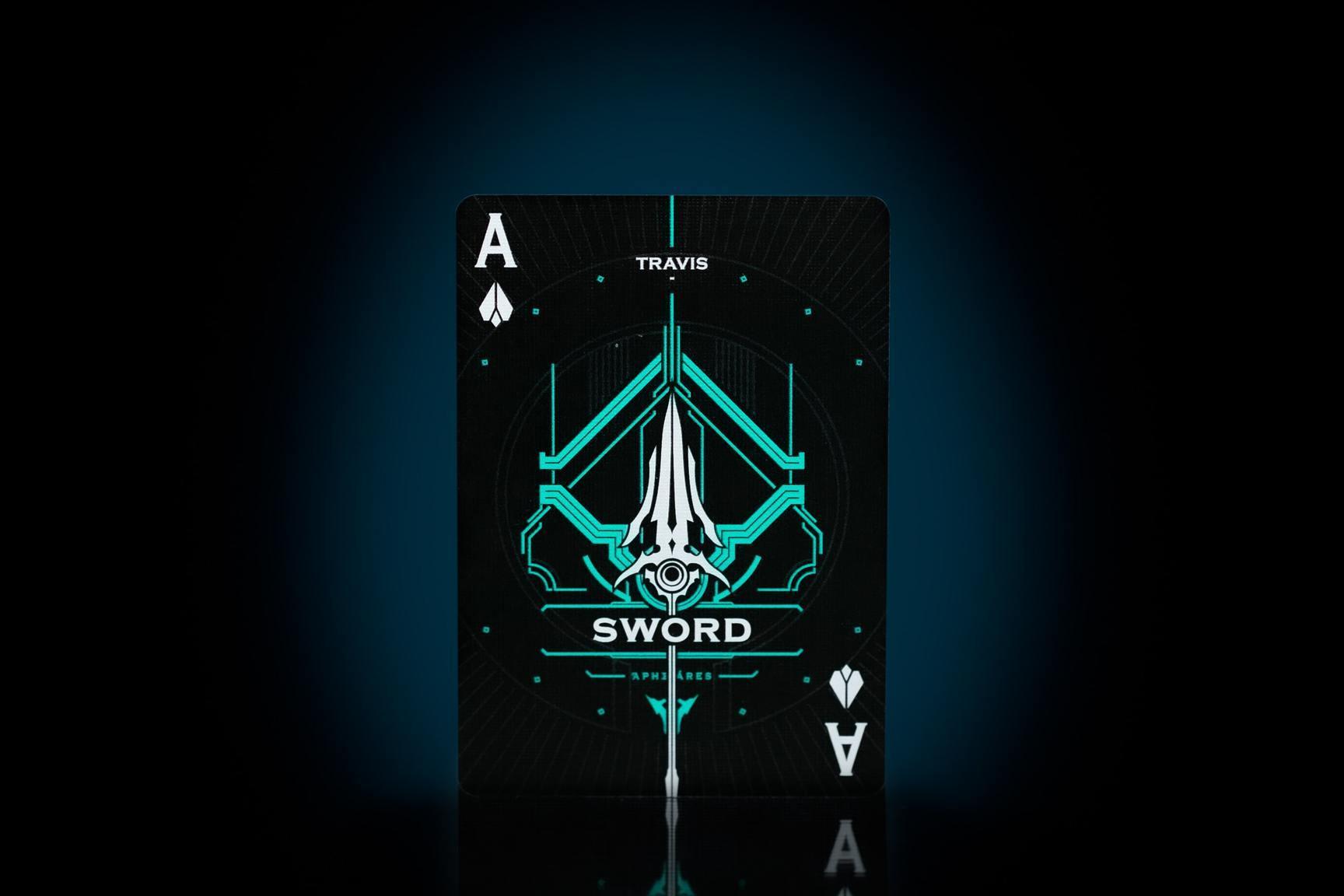 Premium Sword Playing Cards Set - 2 Decks (Deluxe & Classic) | The Card Mafia | Perfect for Magic Tricks, Poker Nights & Collectors