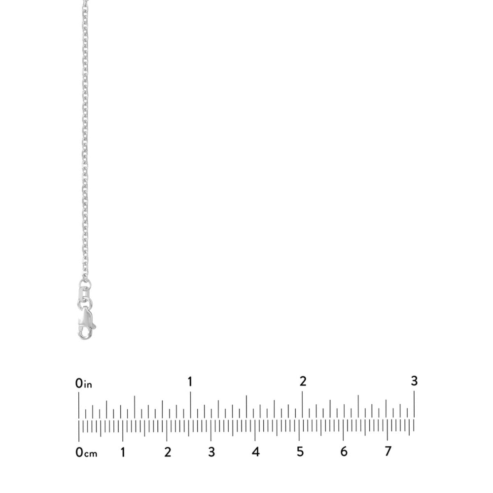 14K Gold 1.8mm Diamond Cut Cable Chain Necklace - 18 Inch Dainty Gold Chain for Women - Perfect for Layering, Gift Giving & Everyday Elegance