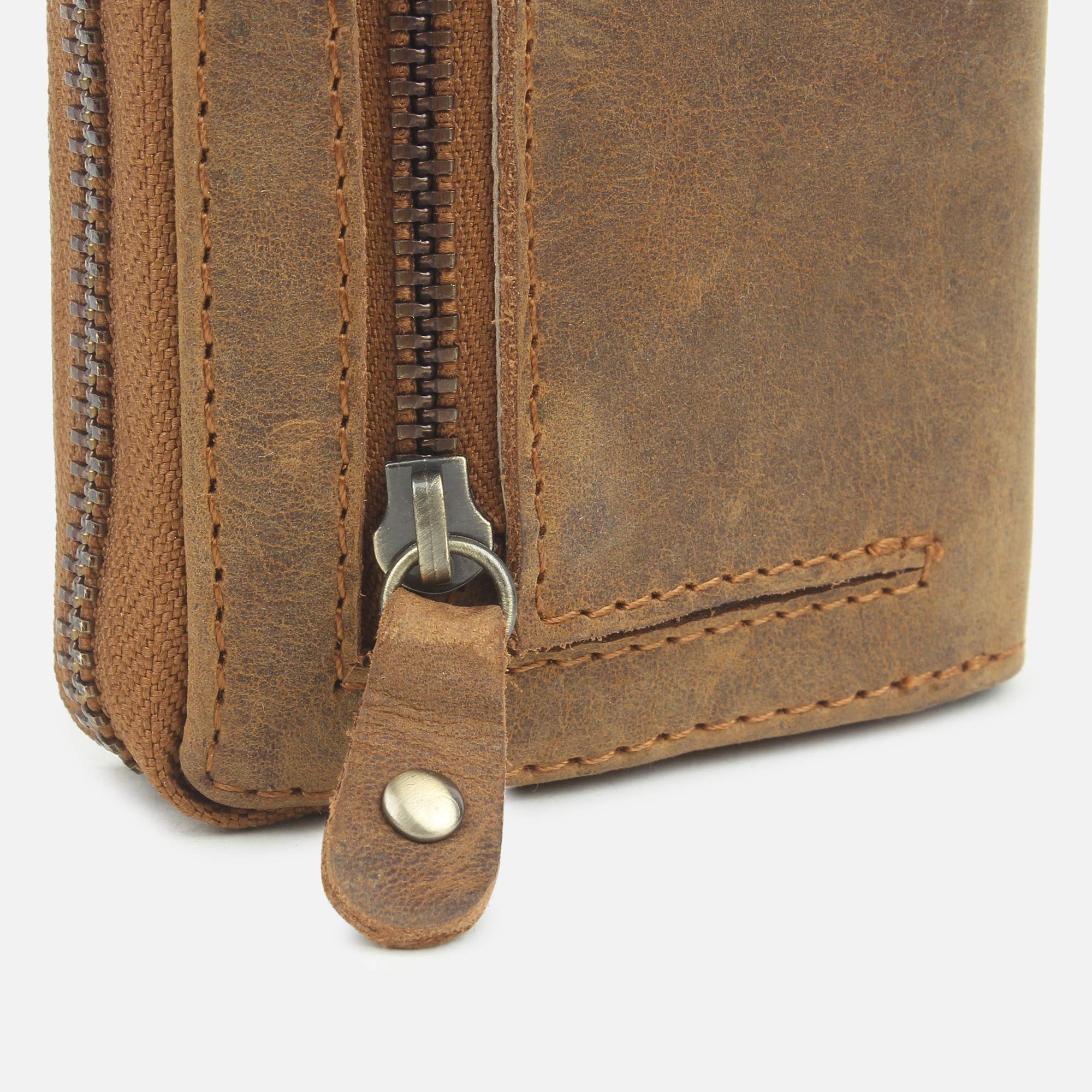 Genuine Leather Women's Wallet with RFID Blocking - Multi Card Holder & Zipper Coin Pocket - Stylish & Secure for Everyday Use, Travel, and Gift Giving