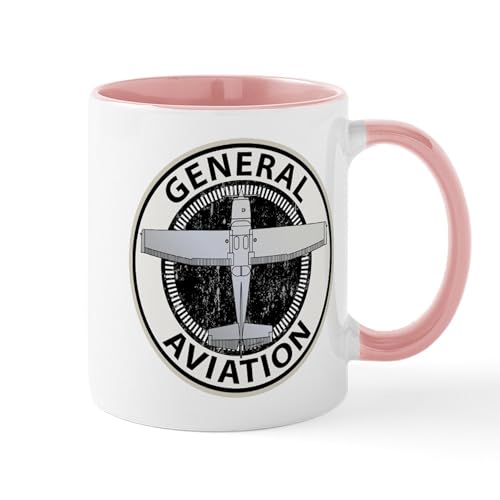 White/Pink Inside - General Aviation Mug