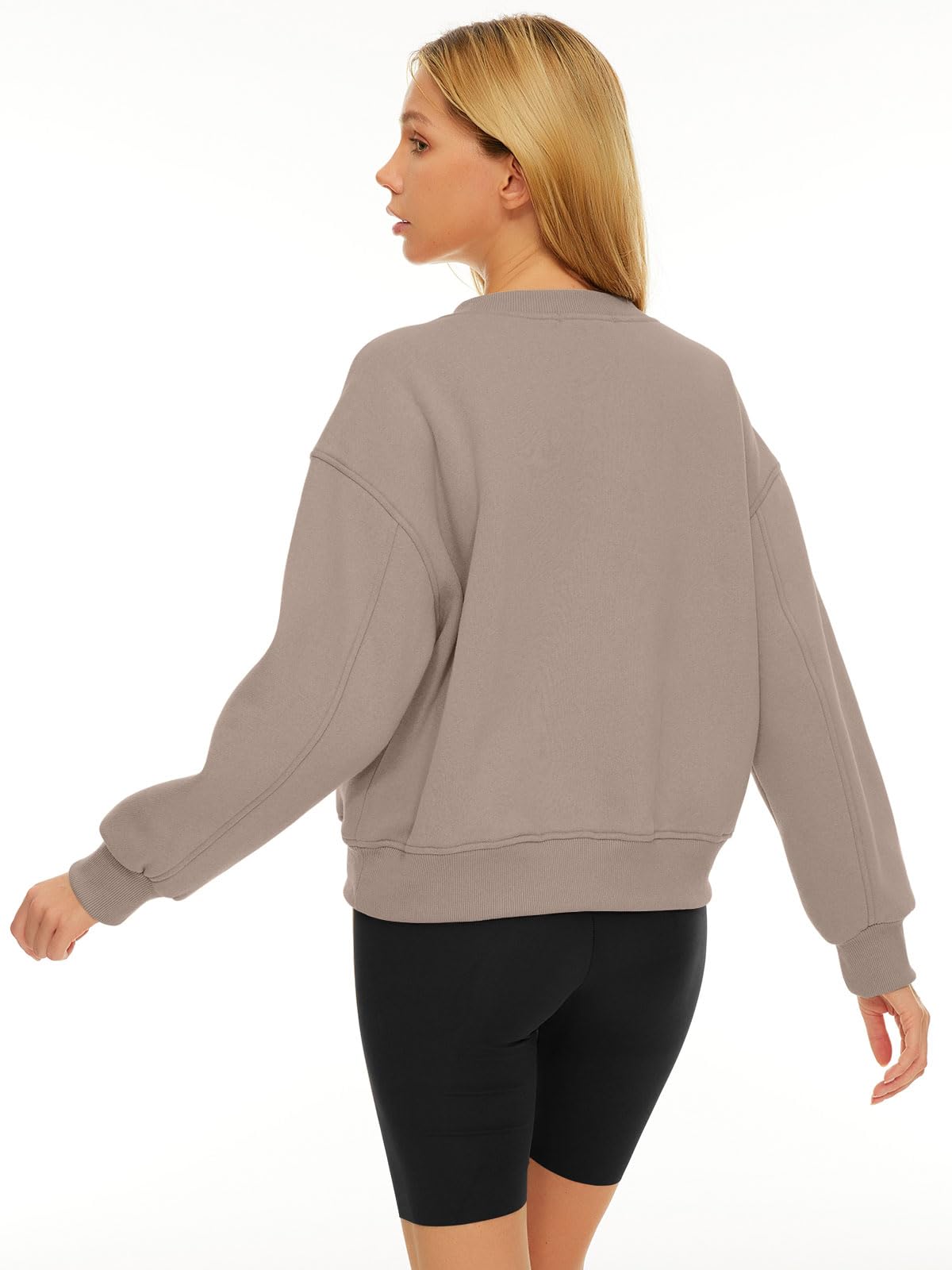 AUTOMET Women's Cropped Fleece Pullover Sweatshirt - Soft Fall Fashion Crop Sweater for Casual Outfits | Perfect for Layering, Coffee Dates & Autumn Adventures (2025)