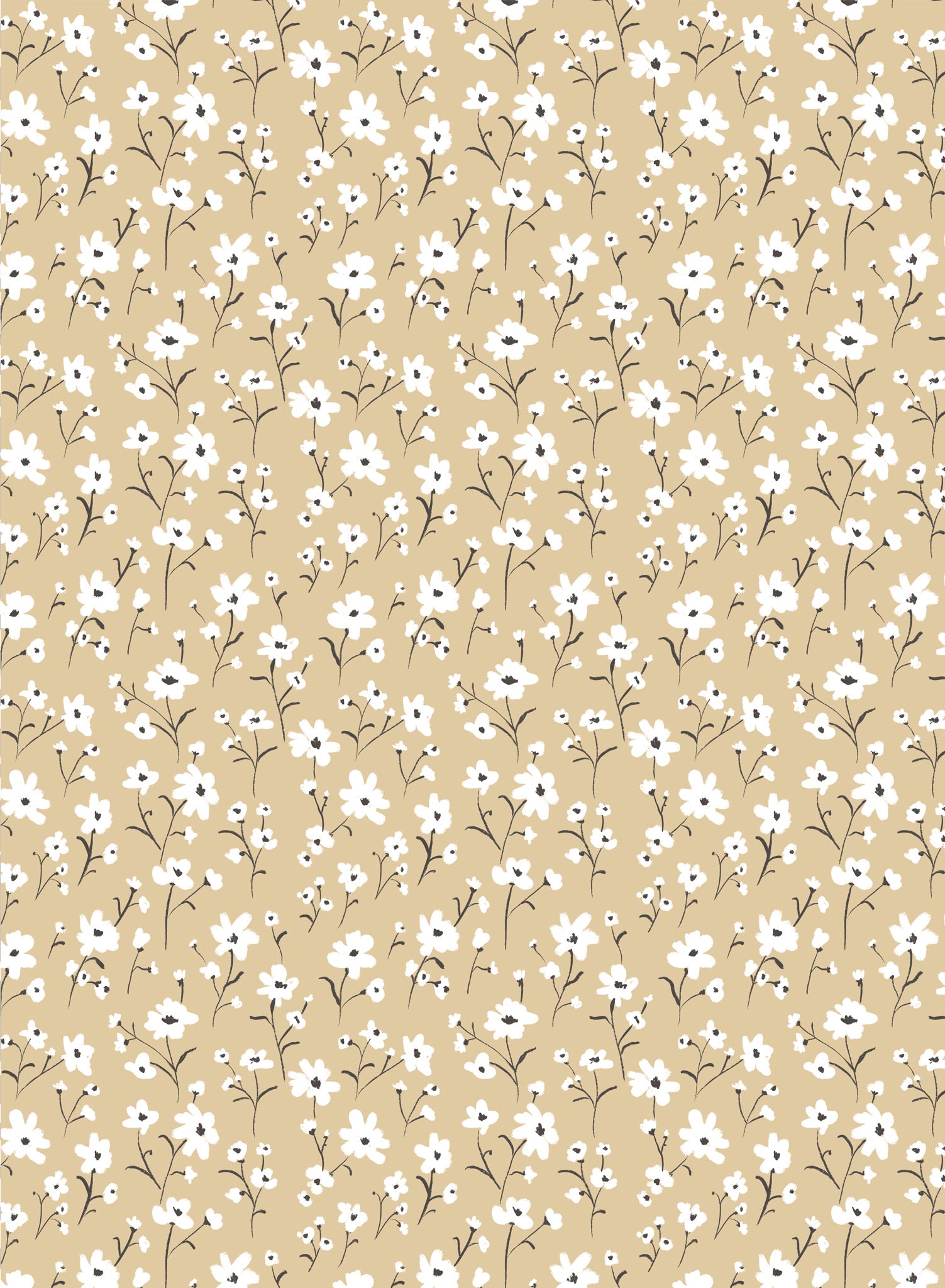 Premium Meadow Wallpaper - Nature-Inspired Floral Design for Living Room & Bedroom Decor | Peel & Stick Easy Installation