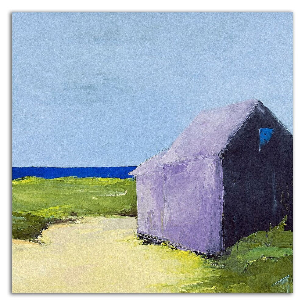 Blue Day by Martha Wakefield - Premium Canvas Wall Art Print - Ready to Hang - Perfect for Living Room, Bedroom & Office Decor