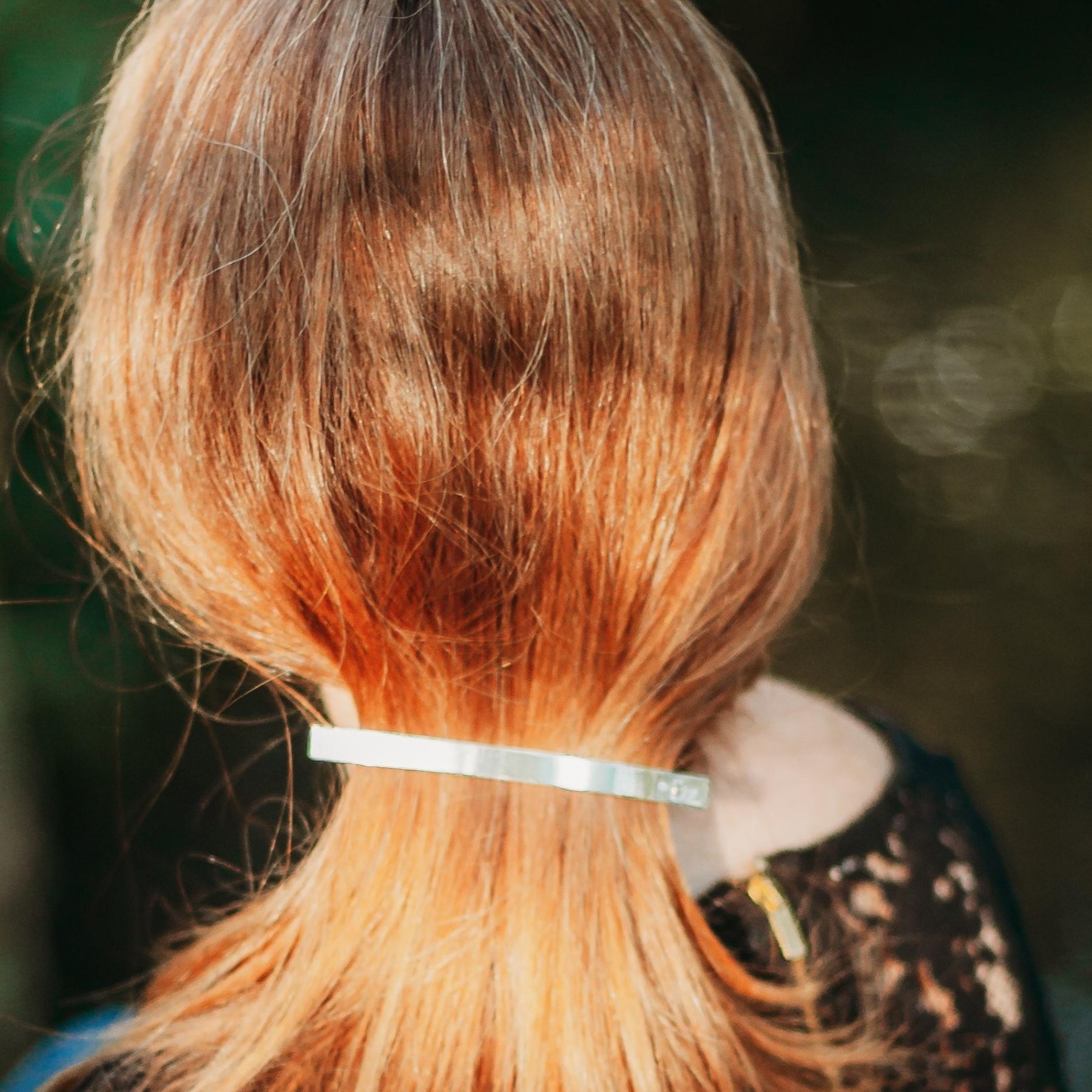 Grande Barrette Adèle - Silver Smooth Hair Clip for Women & Girls - Perfect for Everyday Wear, Parties & Special Occasions