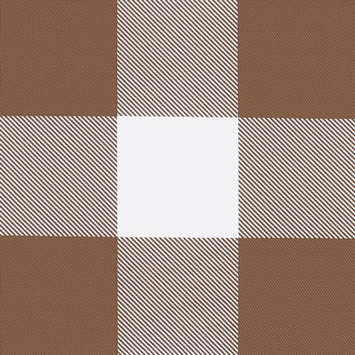 Brown and White