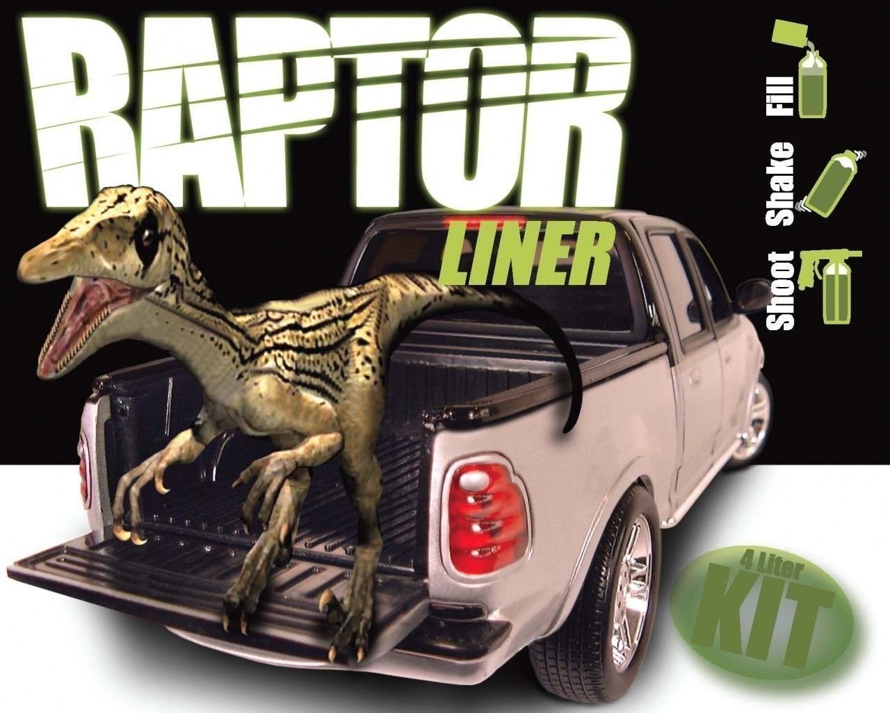 U-POL Tintable Truck Bed Liner Spray Coating Kit - DIY Protective Coating for Pickup Trucks, SUVs & Off-Road Vehicles | UV & Chemical Resistant | Perfect for Work Trucks, Hauling & Outdoor Adventures