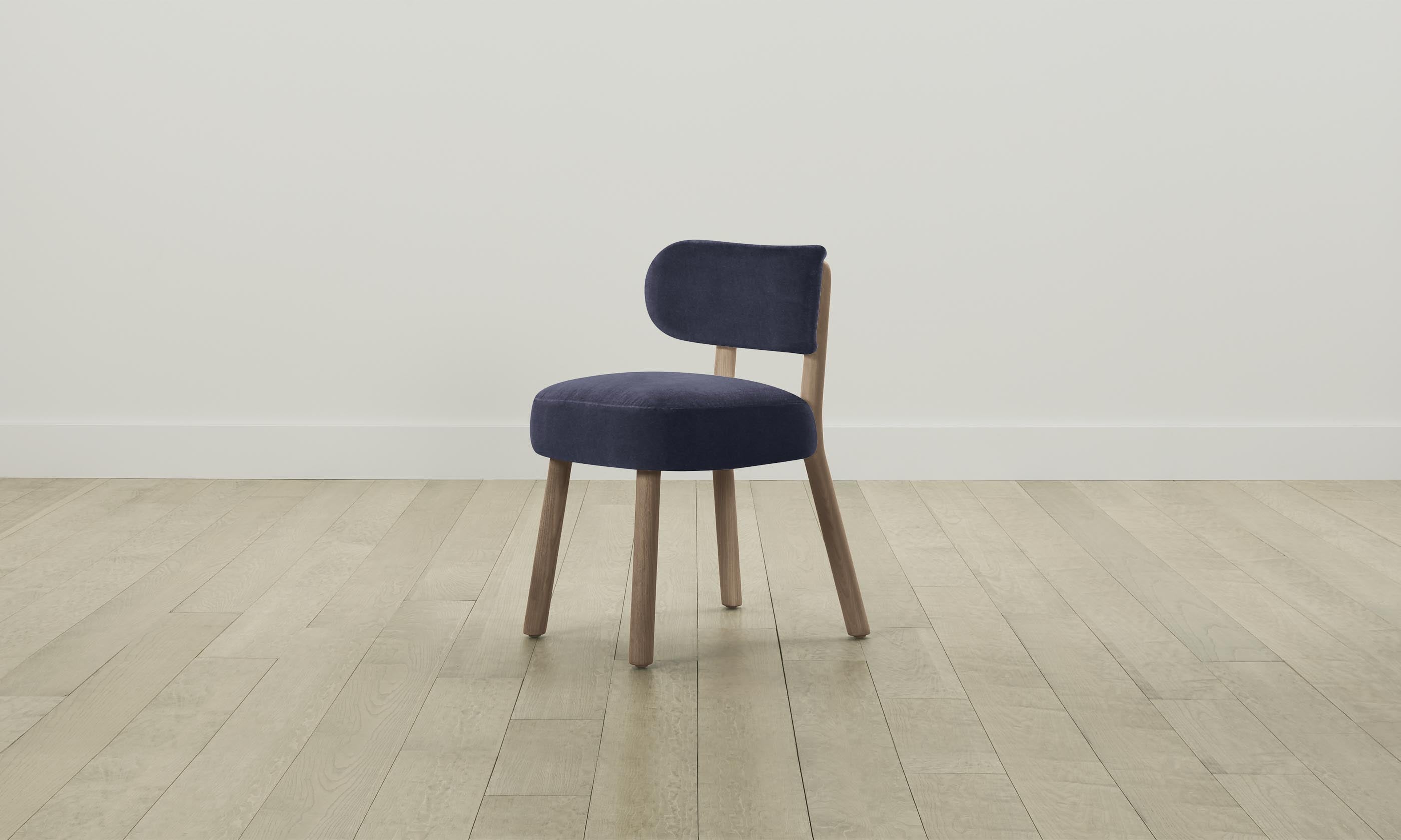 The Jane Dining Chair - Premium Performance Velvet in Midnight Blue for Elegant Dining Rooms & Home Decor