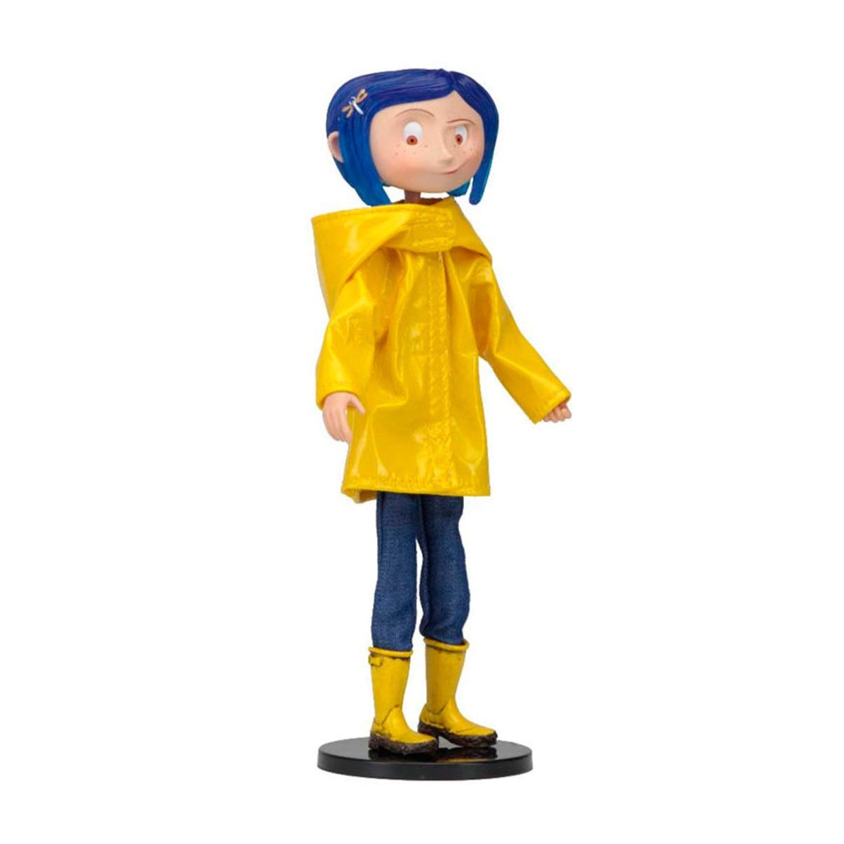BJOOLOOK Coraline Ghost Mother Movable Action Figure - Raincoat Version Horror Doll Collectible, Anime Desktop Decoration Gift for Halloween & Movie Fans | Perfect for Display, Cosplay Props, and Horror Collection