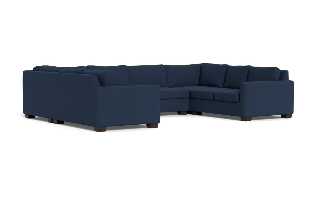Track 141 Corner Sleeper Sofa U Sectional - Modern L-Shaped Convertible Couch Bed with Storage | Perfect for Small Spaces, Guest Rooms & Apartments
