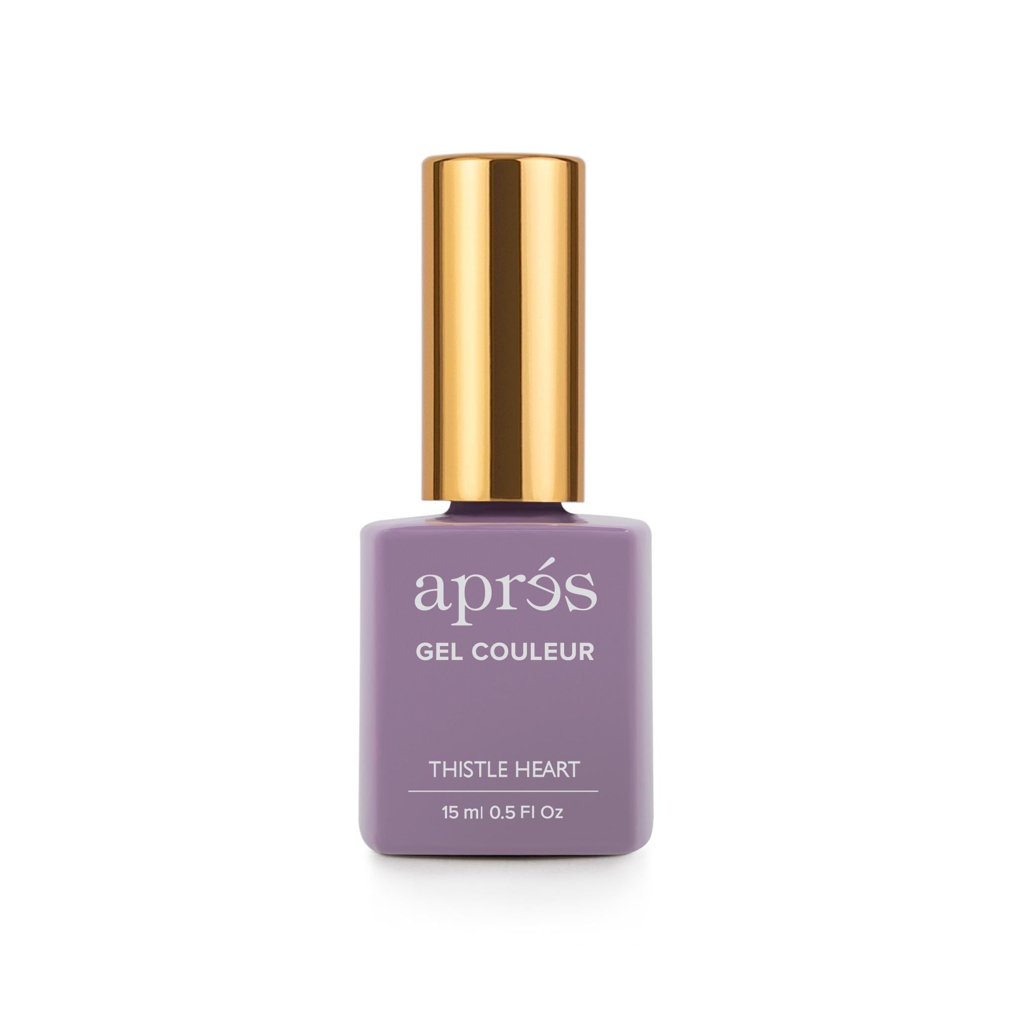 Apres Gel Polish - Thistle Heart Nail Color - Long Lasting Gel Nail Polish for Manicure & Pedicure | Perfect for Salon, Home Use & Special Occasions