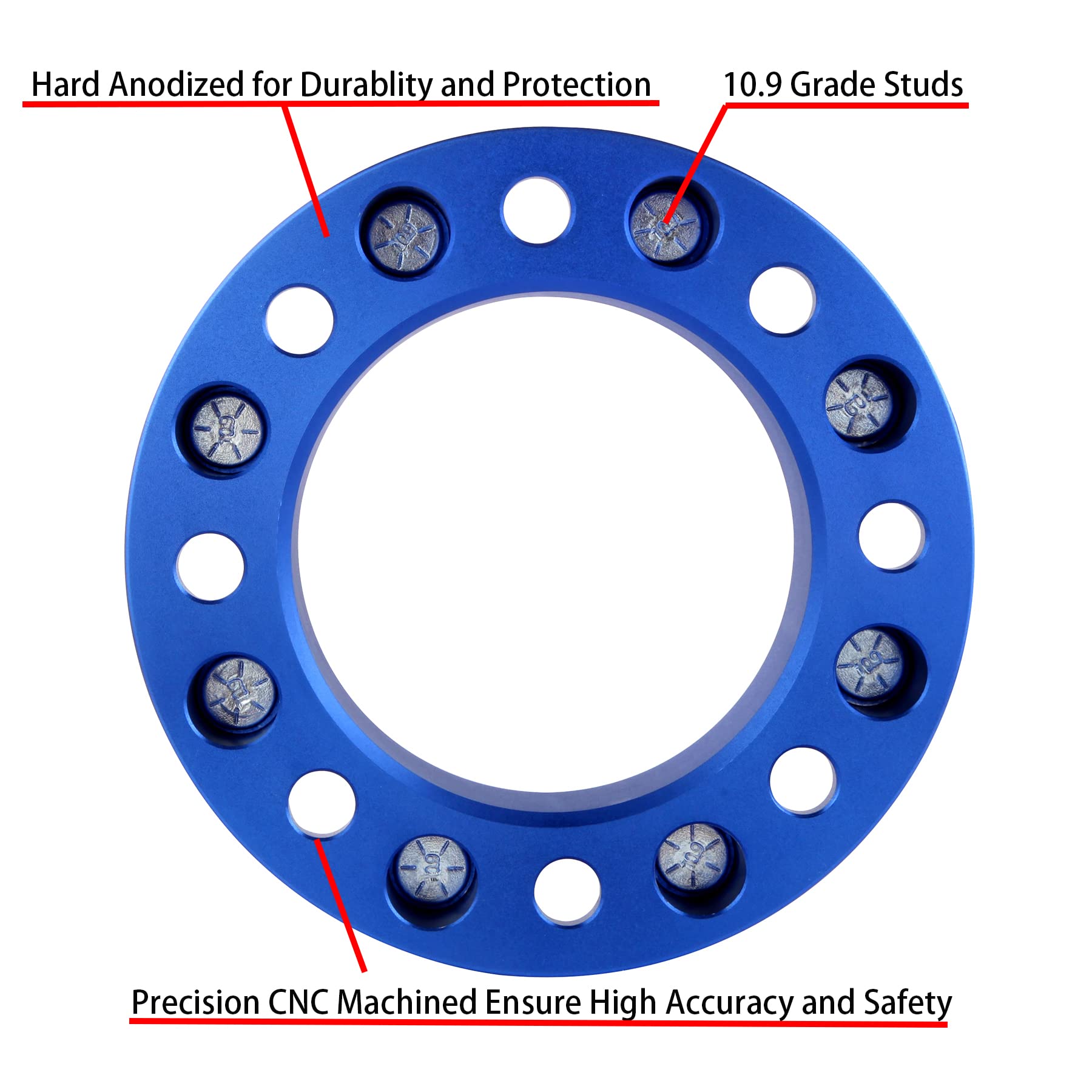 8x180 Forged Wheel Spacers 2-Piece Set (2