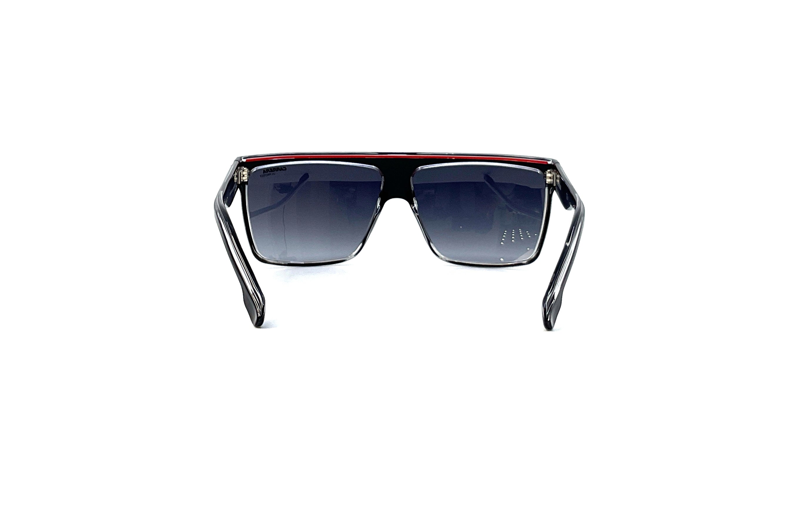 Carrera 22/S Sunglasses - Black Red Polarized Sports Sunglasses for Men & Women - Perfect for Running, Cycling & Outdoor Activities