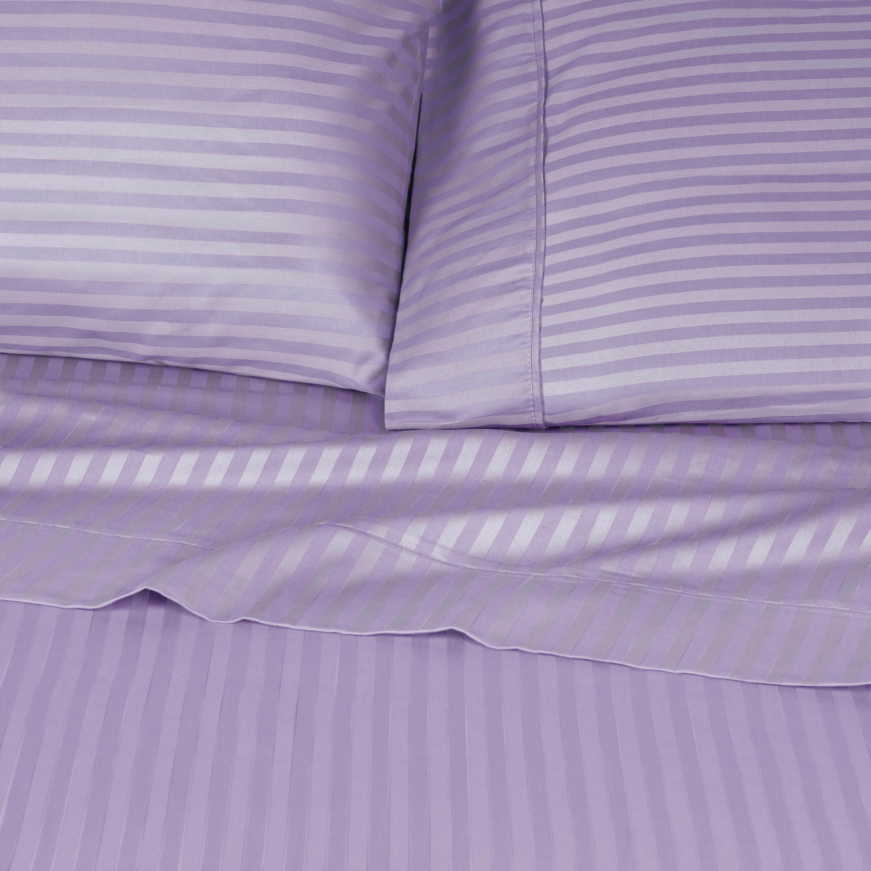 Premium 100% Egyptian Cotton 300 Thread Count Sheet Set - Deep Pocket Fitted, Flat Sheet & Pillowcases - Soft Breathable Bedding for Luxury Hotels & Home Use