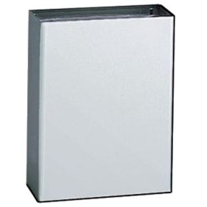 Gamco WR Series Surface Mounted Waste Receptacle with Vinyl Liner - Durable Trash Bin for Office, Kitchen & Commercial Use