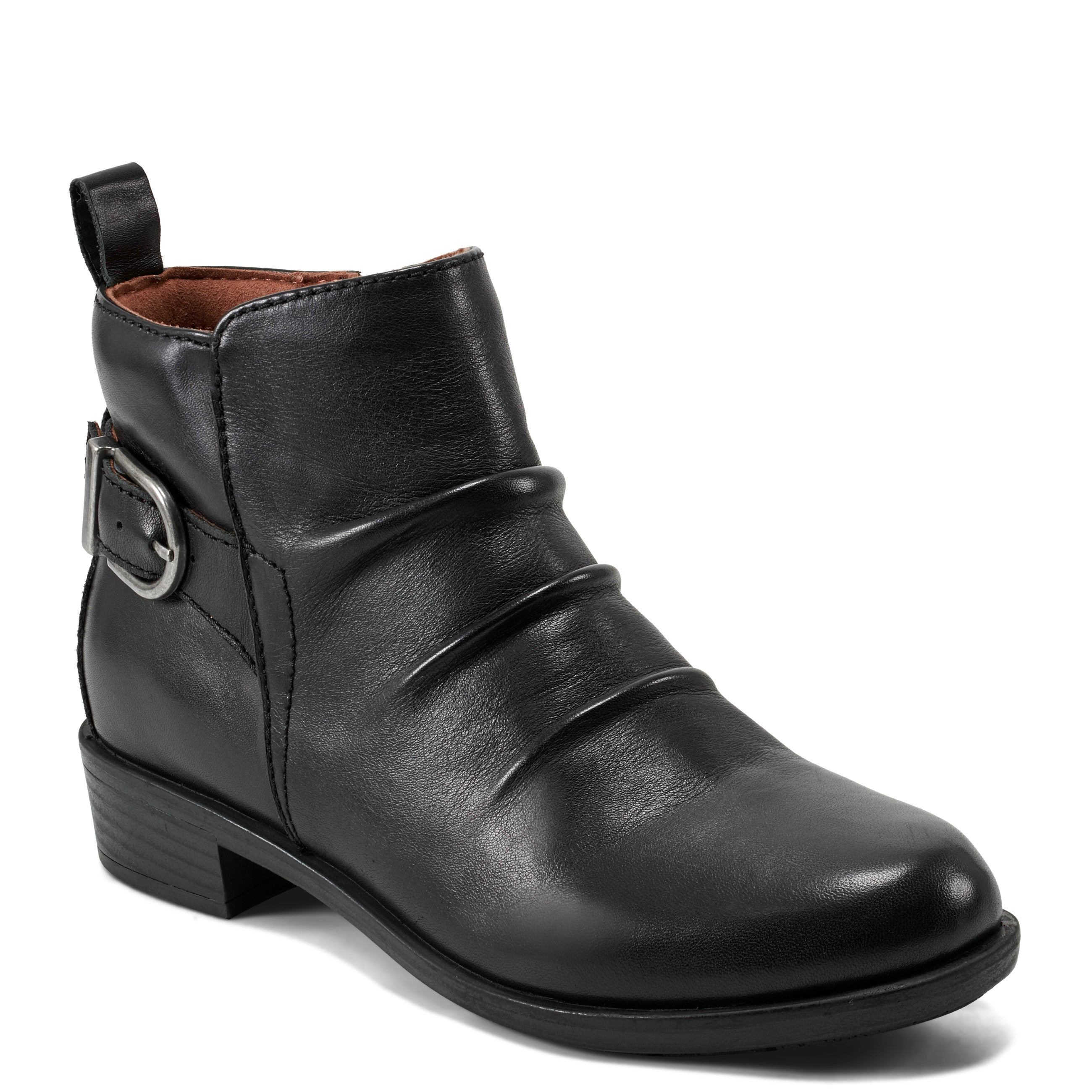 Women's Nessa Ruched Ankle Boots - Stylish Casual Booties for Everyday Wear | Perfect for Office, Date Night & Fall Outfits