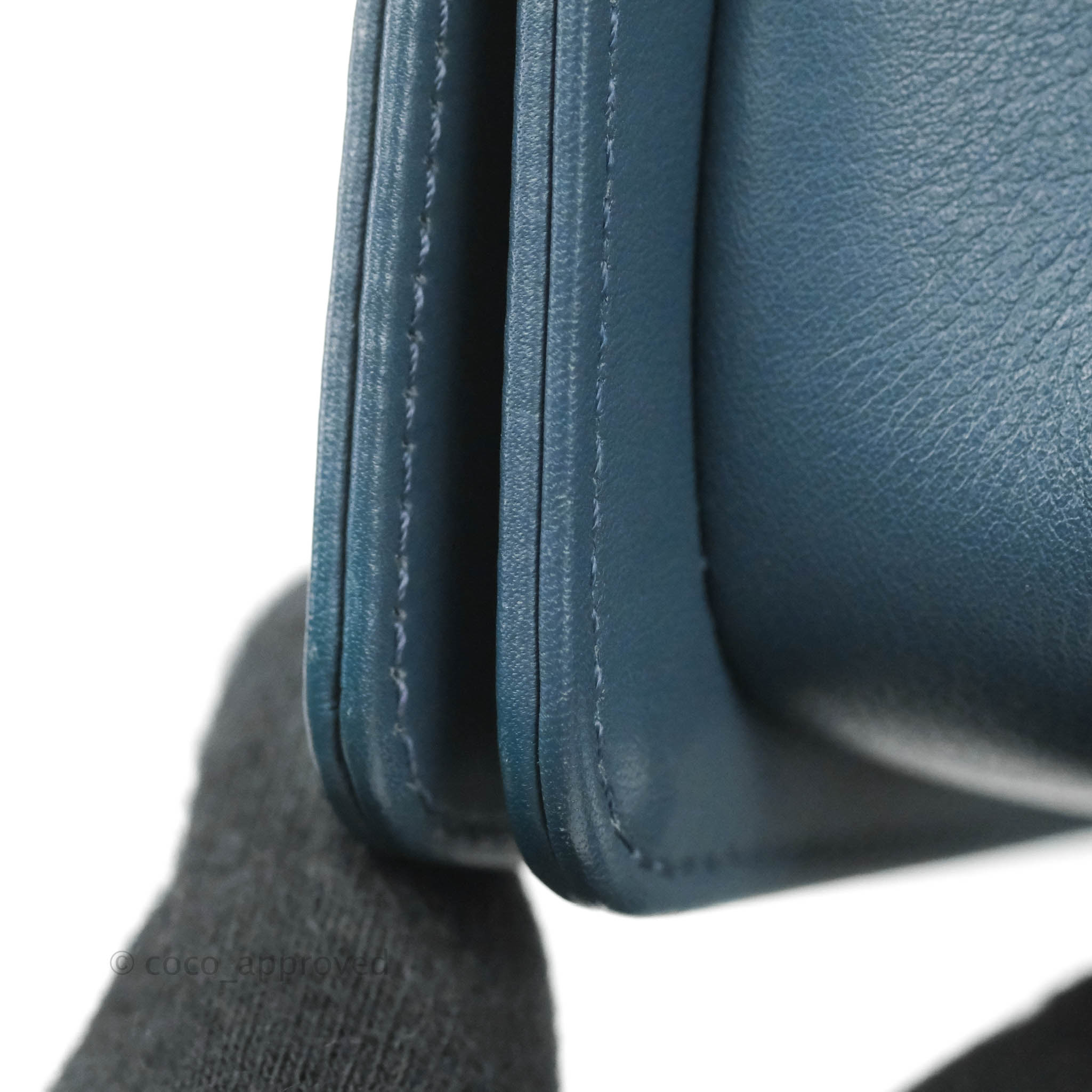 Chanel Boy Small Navy Blue Calfskin Leather Bag with Ruthenium Hardware - Perfect for Evening Events & Luxury Fashion Accessories