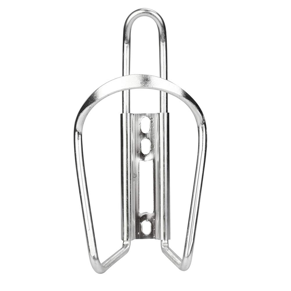 Aluminum Alloy Bike Water Bottle Holder - Durable Silver Bicycle Cup Cage Rack Bracket for Road & Mountain Bikes - Perfect for Cycling, Commuting & Outdoor Adventures