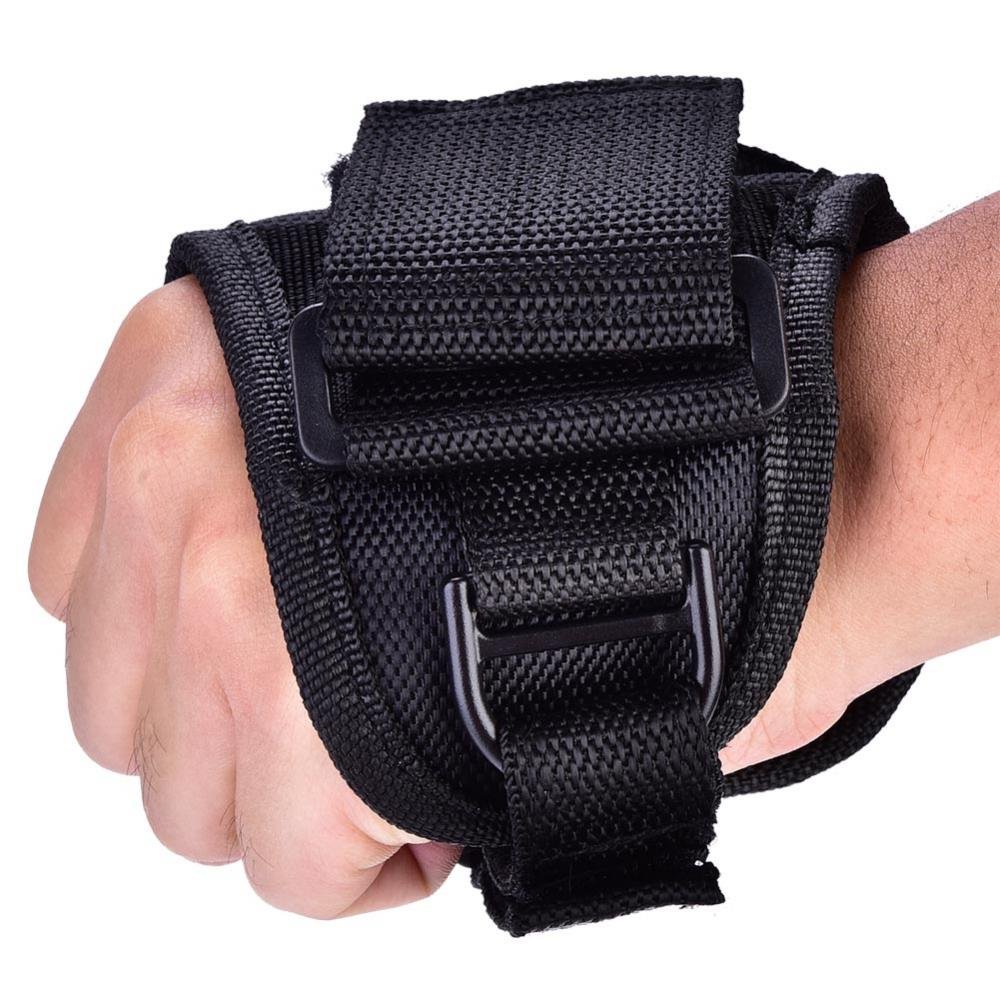 **Adjustable Diving Flashlight Glove with Wrist Strap - Waterproof Underwater Torch Holder for Scuba Diving, Night Fishing & Cave Exploration**