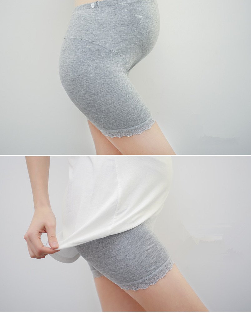 2 Pack Women's Soft Seamless Maternity Boyshorts - Breathable Belly Support Underwear for Pregnancy & Postpartum | Comfortable Shapewear for Everyday Wear, Yoga & Sleeping