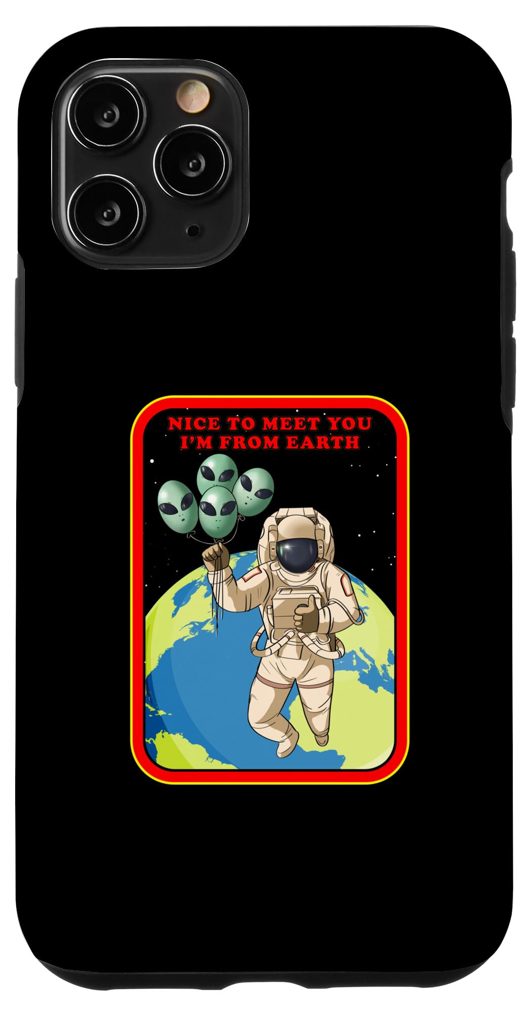iPhone 11 Pro Case - Astronaut Earthling Design | Durable Protective Phone Cover for iPhone 11 Pro | Perfect for Space Enthusiasts & Sci-Fi Fans