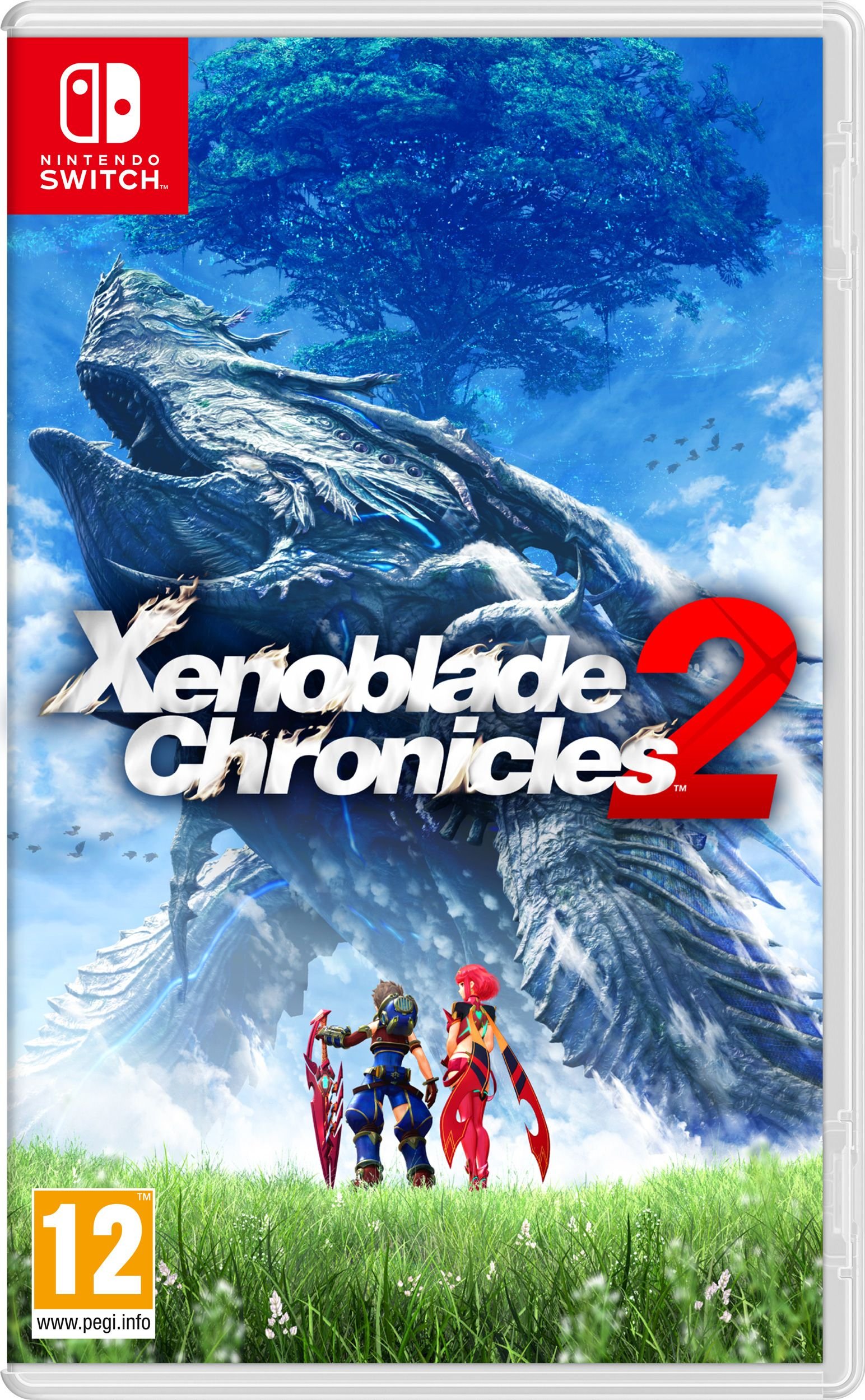 Xenoblade Chronicles 2 for Nintendo Switch - JRPG Adventure Game with Open World Exploration - Perfect for Home Gaming and Travel Entertainment