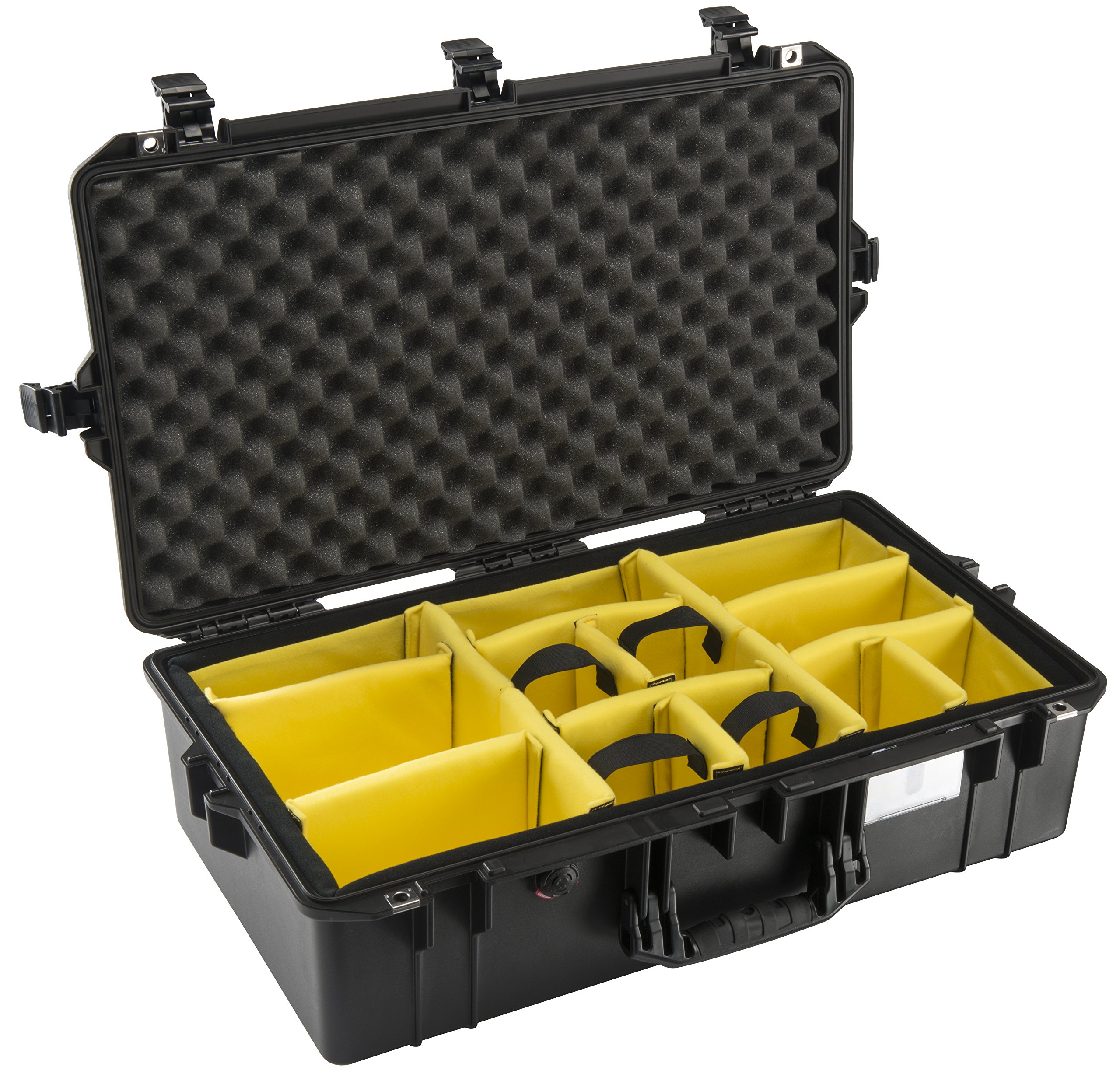 Pelican Air 1605 Waterproof Hard Case with Customizable Padded Dividers - Black | Shockproof & Dustproof Protective Case for Cameras, Drones & Electronics | Perfect for Travel, Outdoor Adventures & Professional Equipment Storage