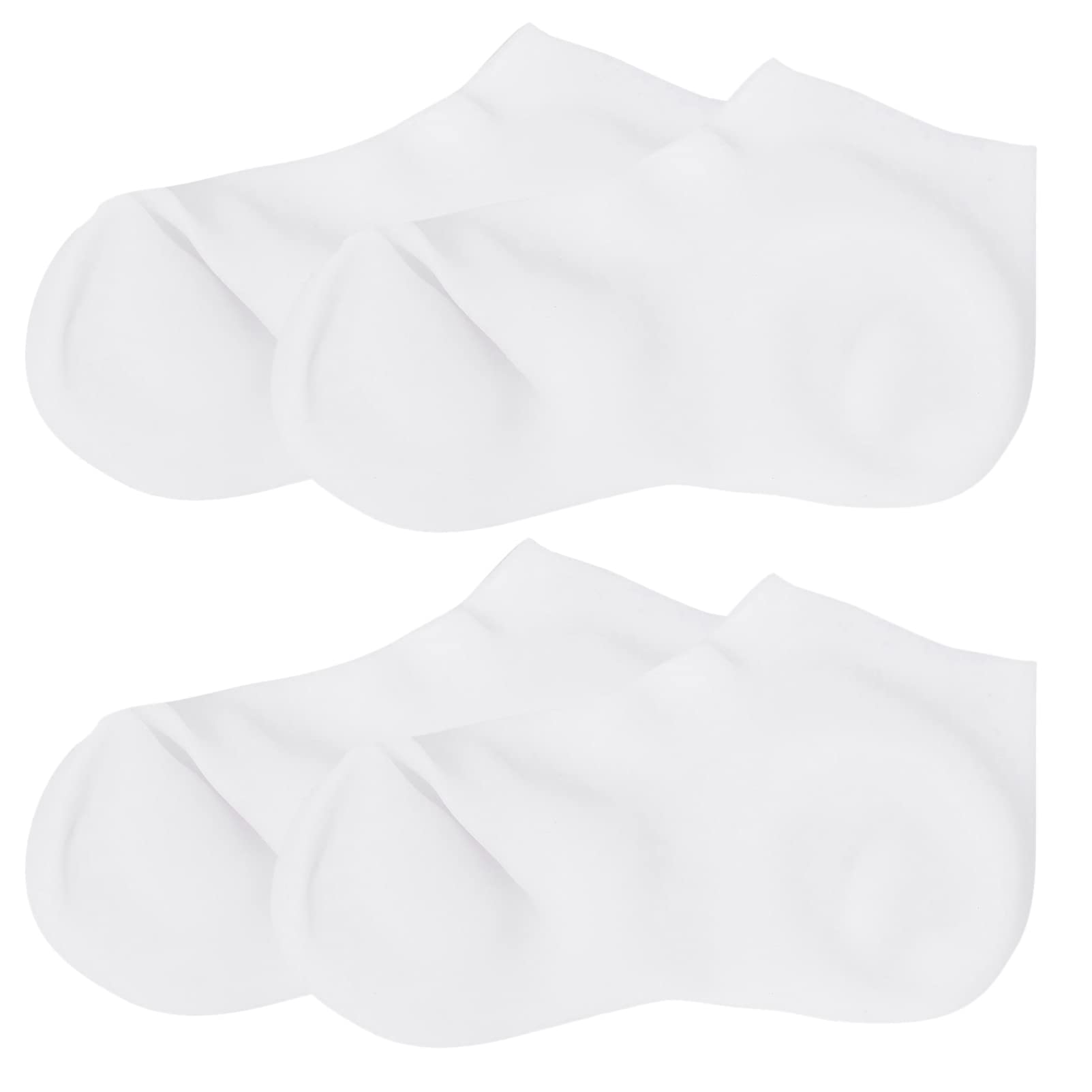 OSALADI Moisturizing Heel Socks 2 Pairs - Exfoliating & Hydrating Foot Care Socks for Soft Cracked Heels | Reusable Spa Pedicure Socks with Lotion | Perfect for At-Home Foot Treatments, Nighttime Moisturizing & Beauty Routines
