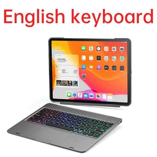 iPad Air 5 Detachable Hard Keyboard Case with Touchpad - Compatible with 2022 iPad Air 5th Gen | Slim Protective Cover for Work, Study & Travel
