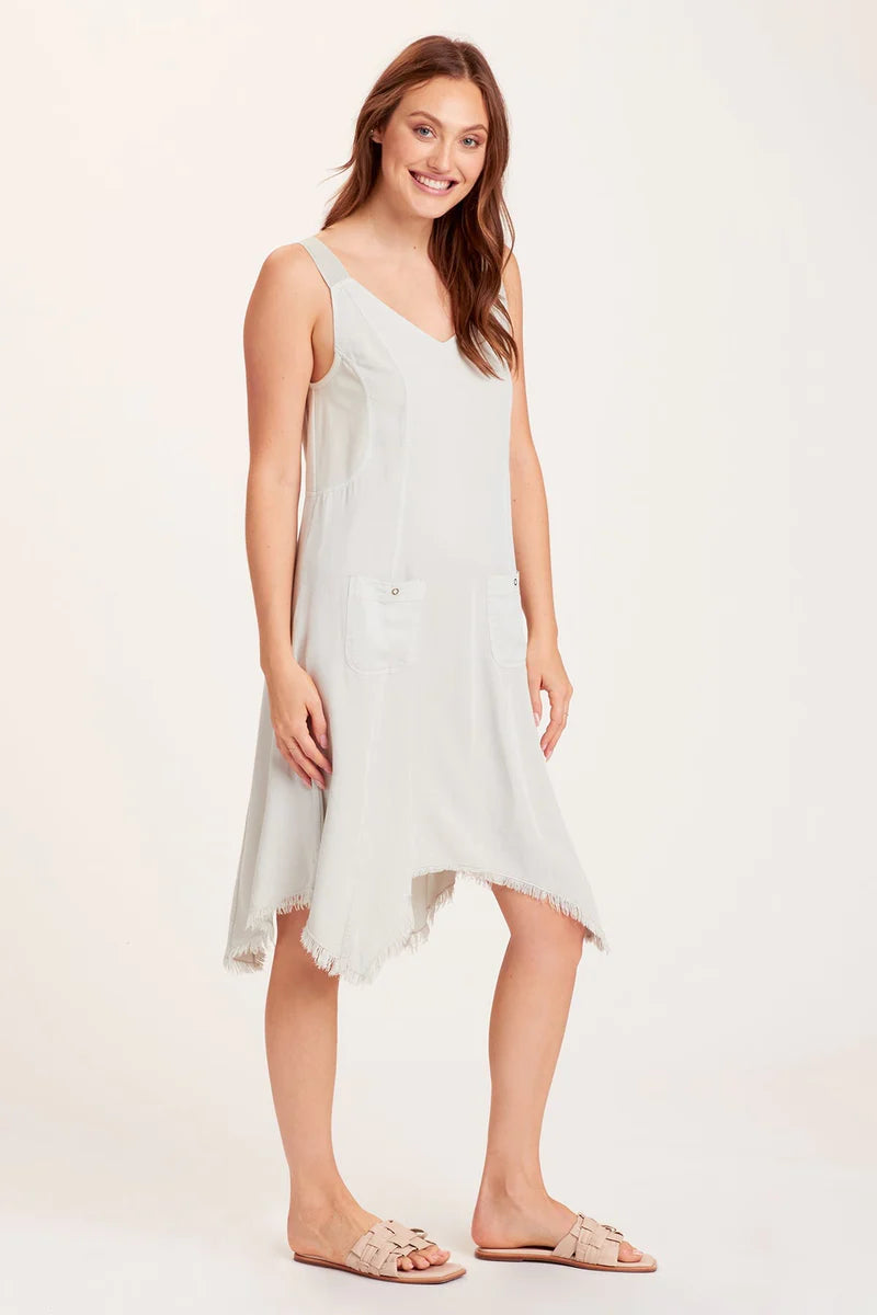 Arcite Tank Dress - Soft Cotton Summer Sleeveless Dress for Women | Casual & Beach Wear | Murmur Pigment Flowy Maxi Dress for Outdoor & Vacation