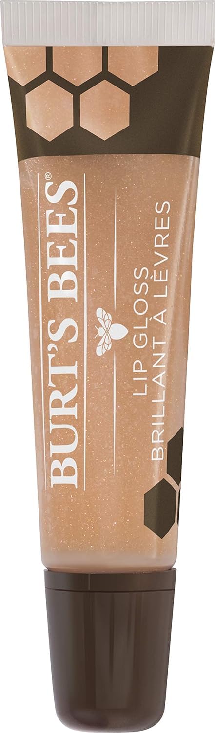 BURTS BEES Sparkling Cider Lip Gloss - 0.5 oz (14g) Moisturizing & Shiny Lip Balm for Soft Lips | Perfect for Daily Wear, Date Night & Holiday Makeup Looks