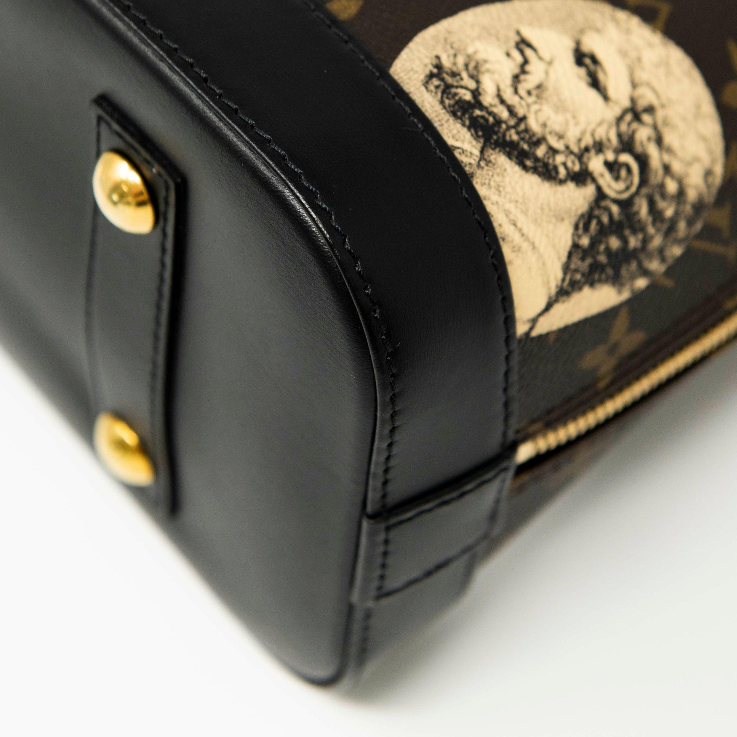 Authentic Louis Vuitton Monogram Fornasetti Cameo Alma PM Handbag - Luxury Designer Crossbody Bag for Women, Perfect for Date Night & Special Occasions