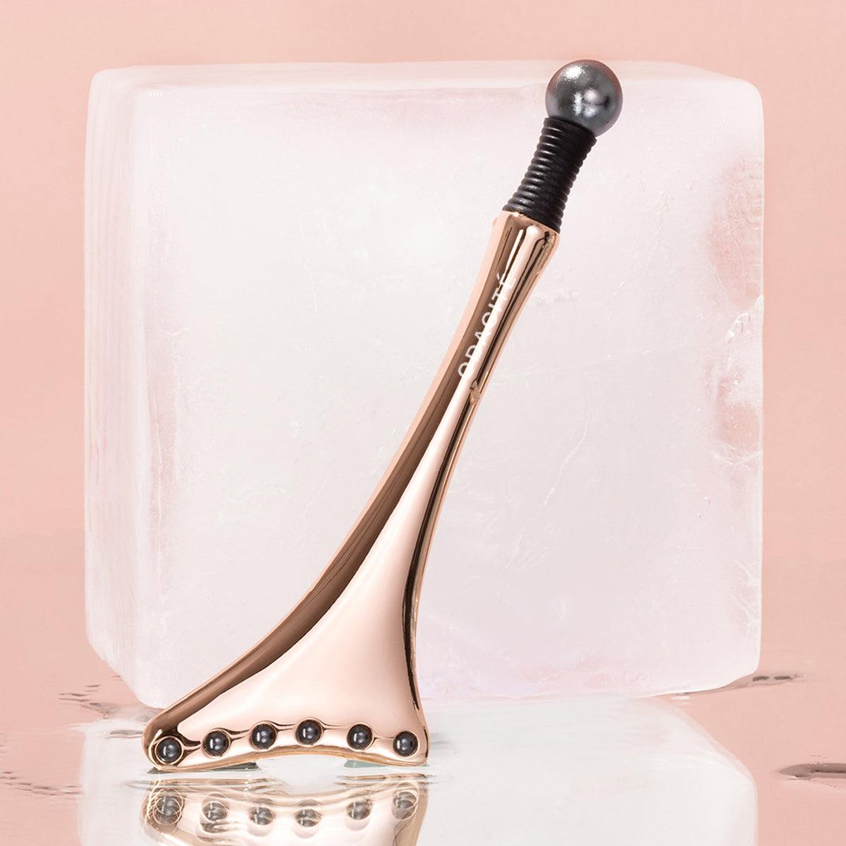 Cryo Tech Facial Tool - Ice Roller for Face & Eye Puffiness Relief - Skincare Massage for Glowing Skin - Perfect for Morning Routine & Post-Workout Recovery